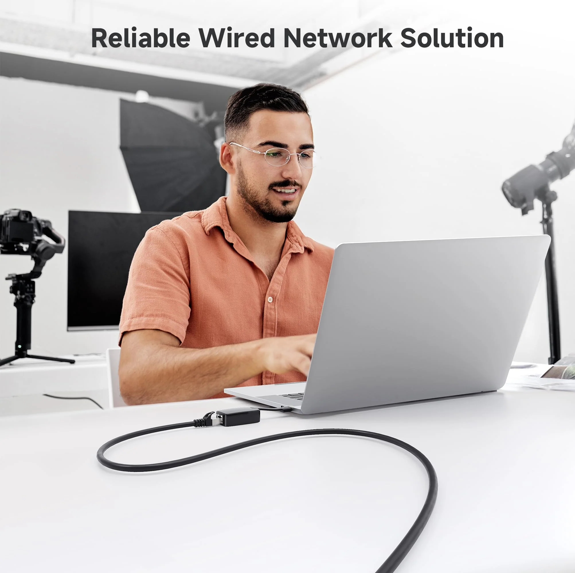 Cable Matters 10Gbps Snagless Long Shielded Cat6A Ethernet Cable 50 ft (SSTP, SFTP Shielded Ethernet Cable, Shielded Cat6 Cable, Cat 6 Shielded Network Cable) in Black - Image 6