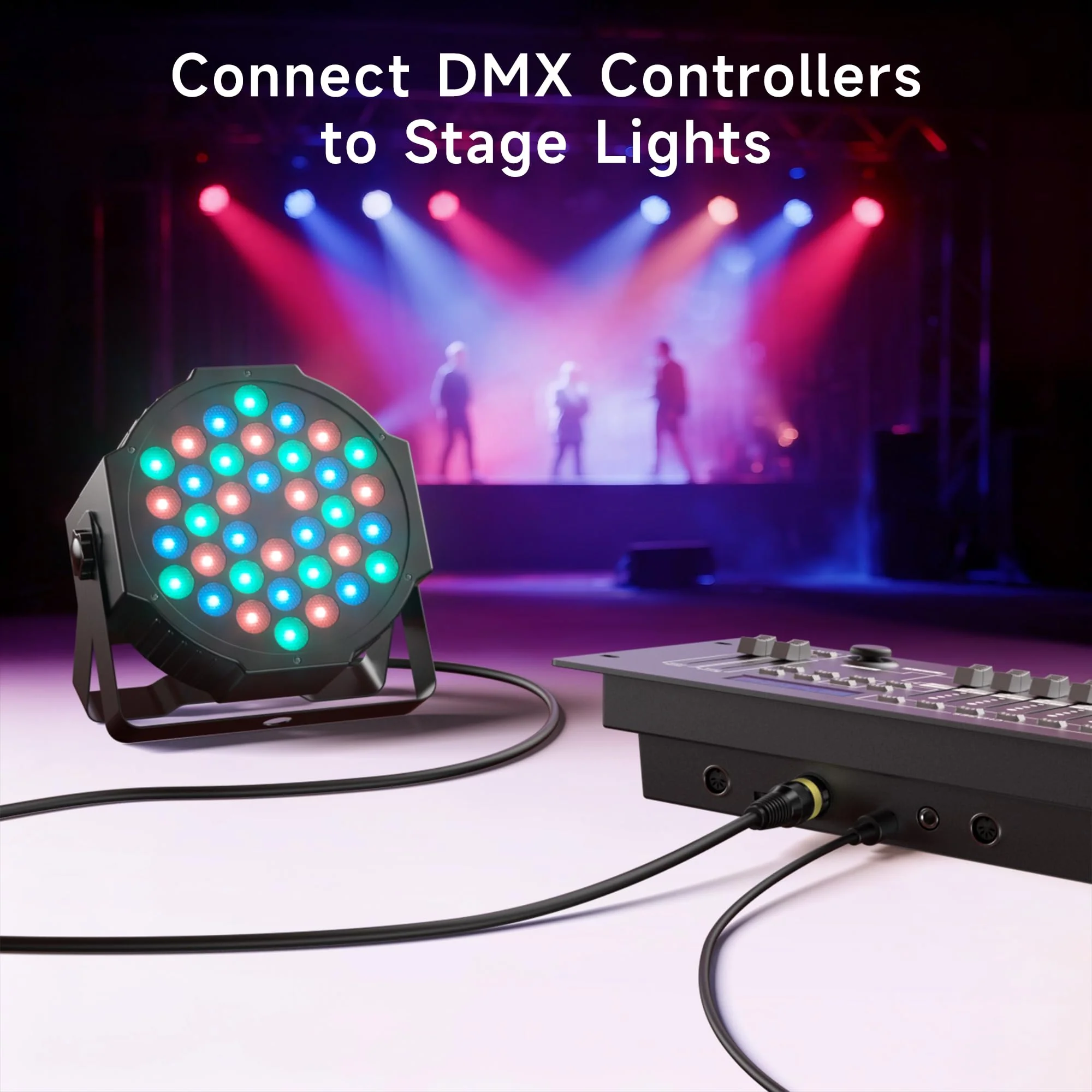 Cable Matters 2-Pack 22AWG Stage Light DMX Cable 25ft / 7.6m with 3-Pin XLR Connector, 3 Pin XLR Male to Female DMX Lighting Cable 25 Feet - Image 3
