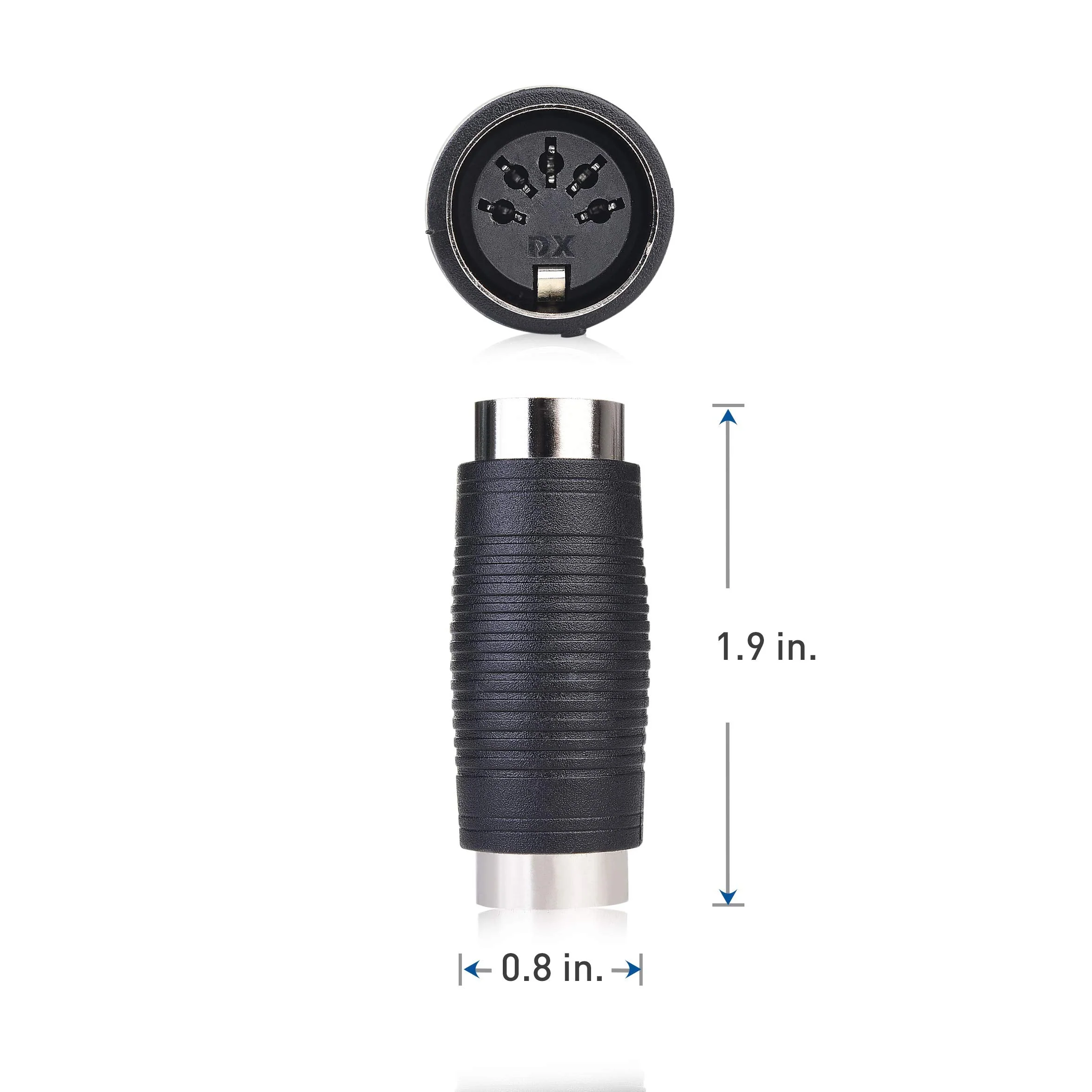 Cable Matters 2-Pack 5 Pin DIN MIDI Coupler Gender Changer (MIDI Extender Adapter) - Image 6