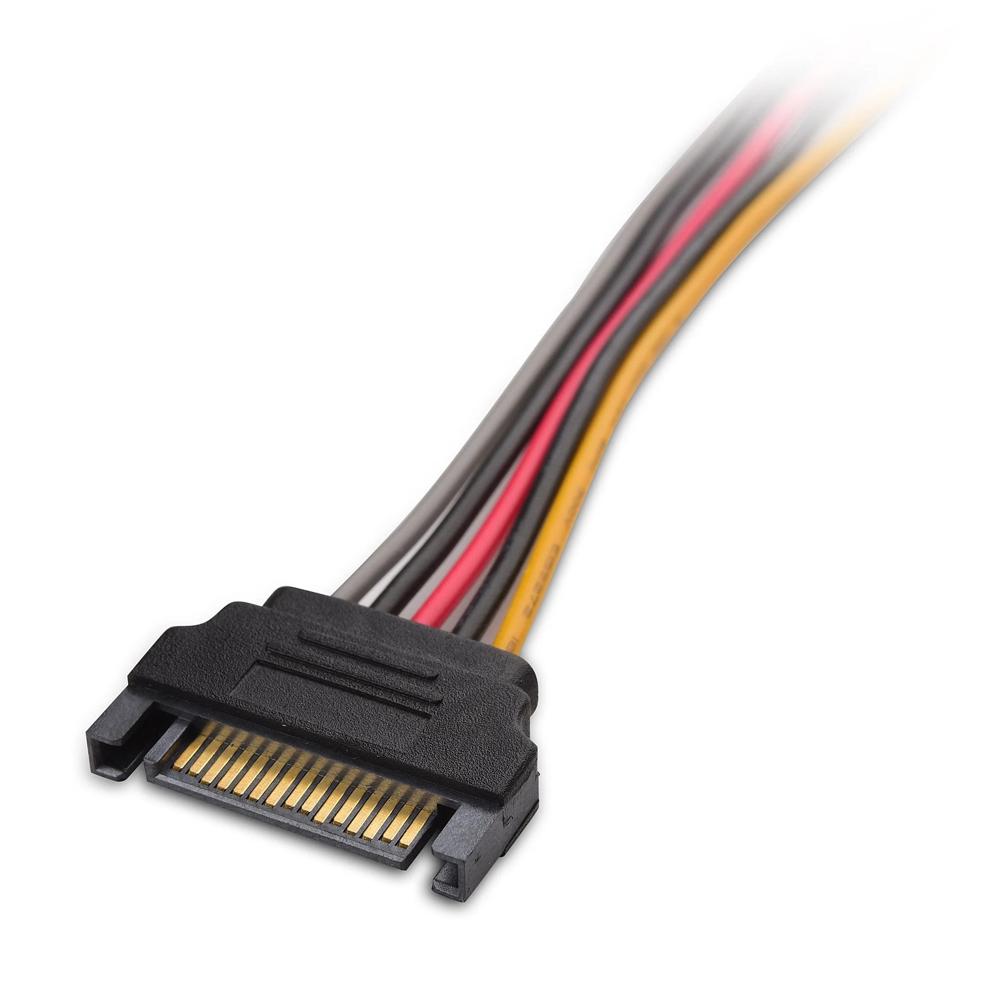 Cable Matters 3-Pack 15 Pin SATA Power Extension Cable 8 Inches, SATA Power Cable, Hard Drive Power Cable, SSD Power Cable - Image 3