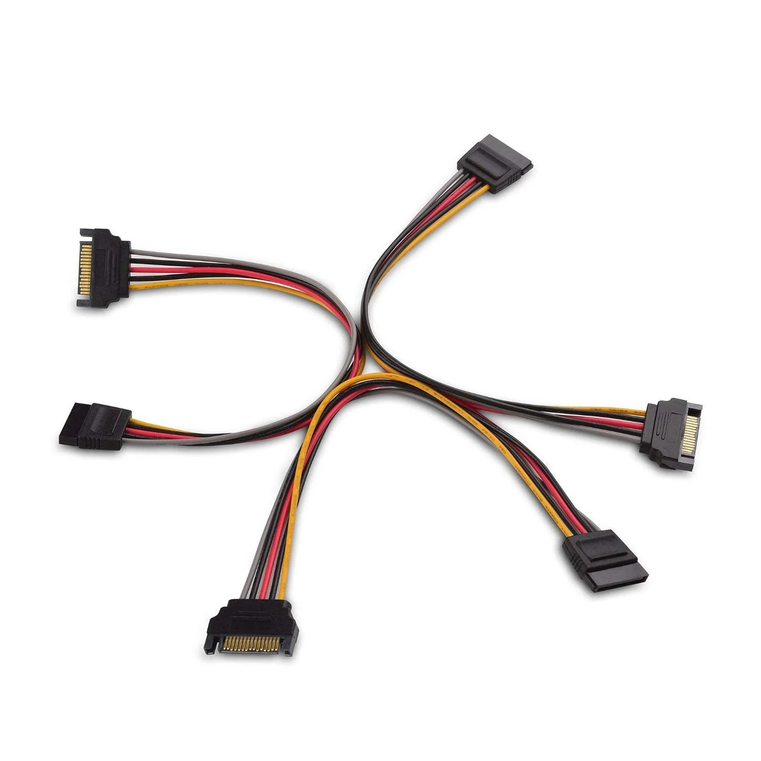 Cable Matters 3-Pack 15 Pin SATA Power Extension Cable 8 Inches, SATA Power Cable, Hard Drive Power Cable, SSD Power Cable - Image 5