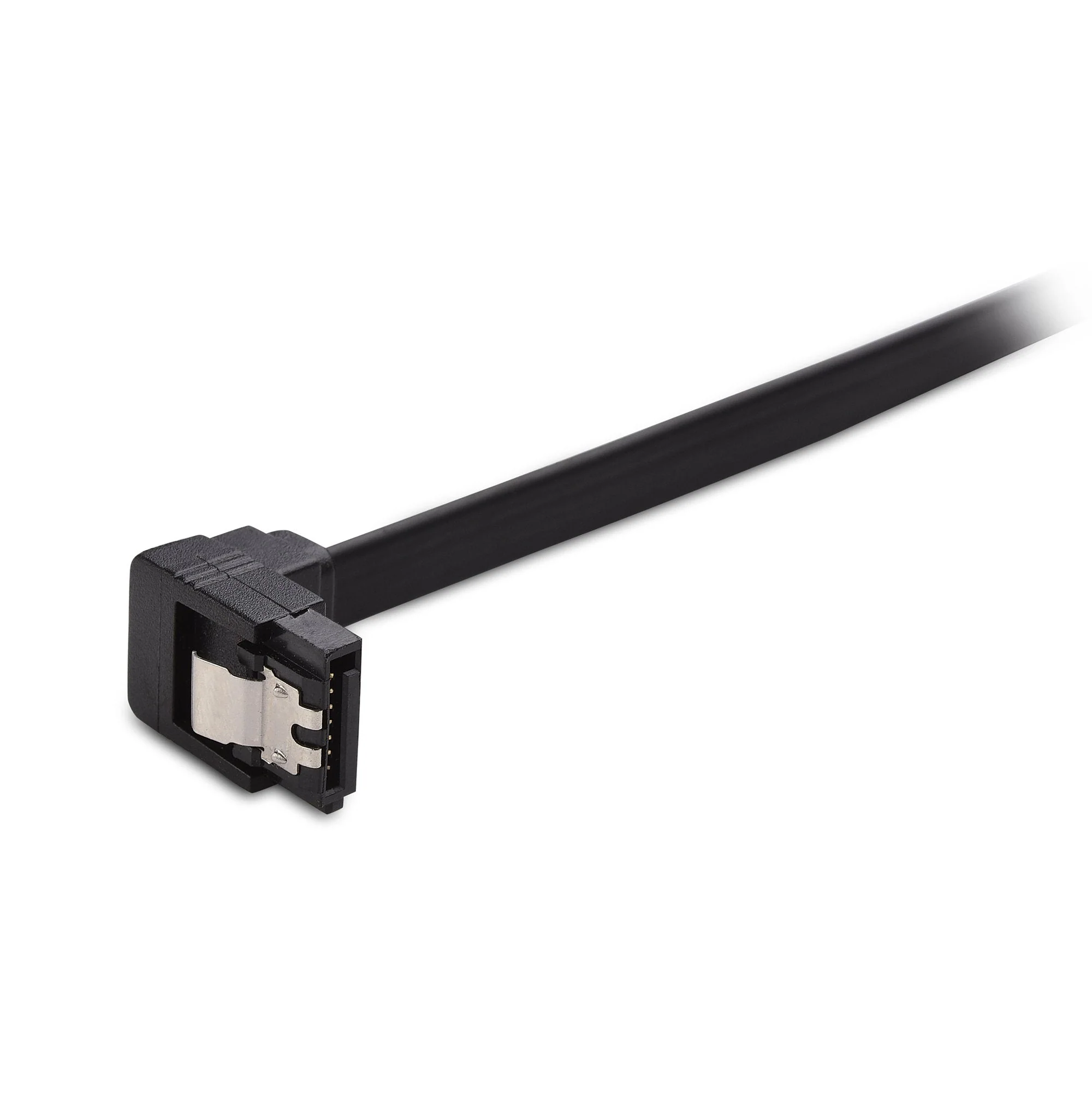 Cable Matters 3-Pack 90 Degree Right Angle SATA III 6.0 Gbps SATA Cable (SATA 3 Cable) Black - 18 Inches - Image 8