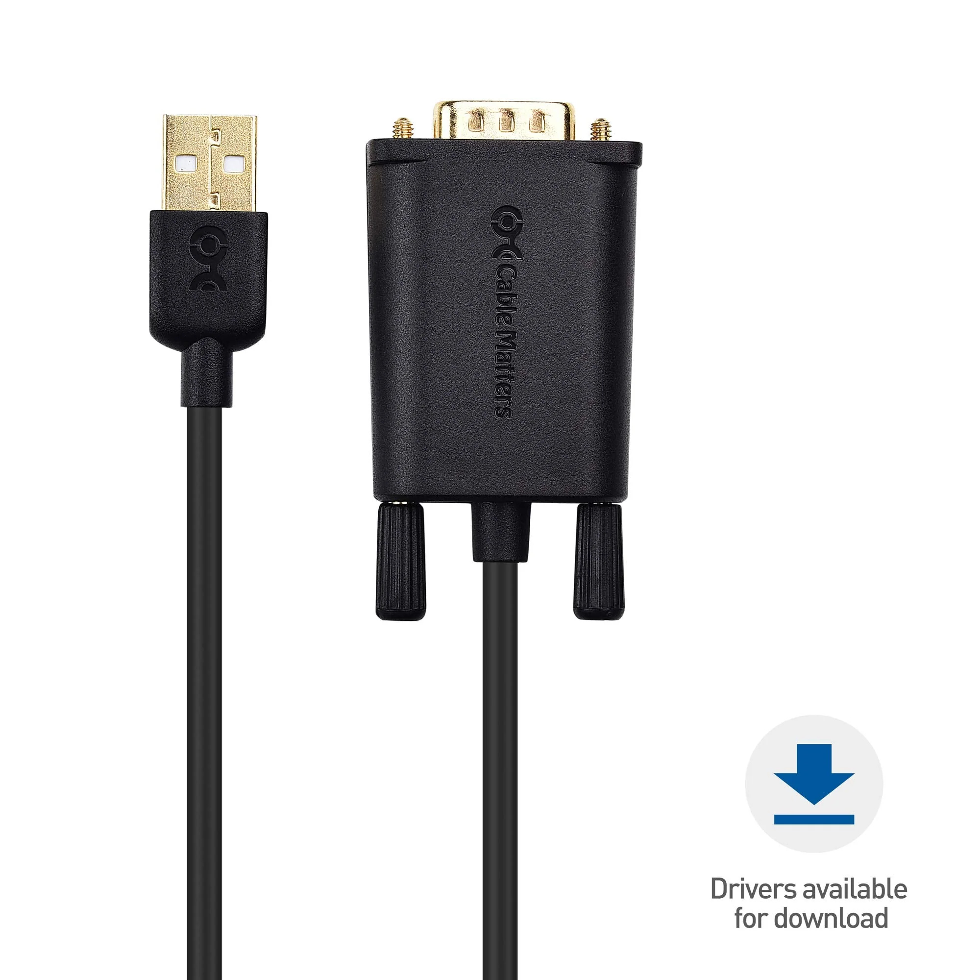 Cable Matters USB to Serial Adapter Male to Male Cable (RS232 to USB 2.0, Serial to USB, USB to DB9) 6 Feet, Support Windows 11/10/8/7/Vista/XP, macOS 11.0 or Later. - Image 6