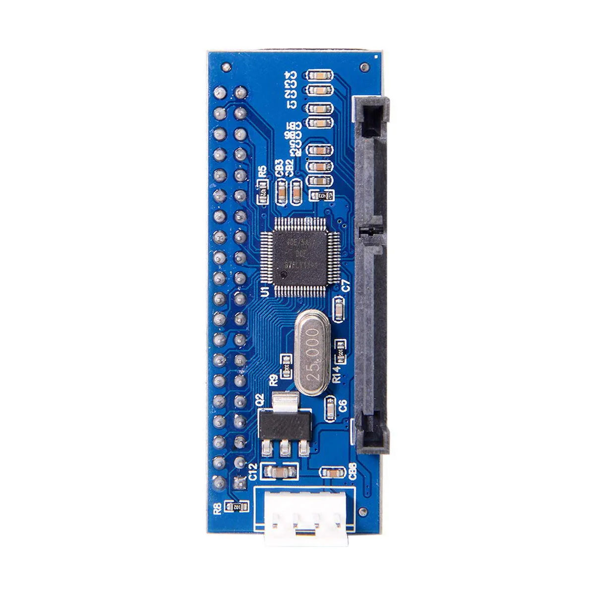 Cablecc IDE/PATA 40Pin Disk to SATA Female Converter Adapter PCBA for Desktop & 3.5" Hard Disk Drive Blue IDE/PATA 40Pin Disk to SATA - Image 4