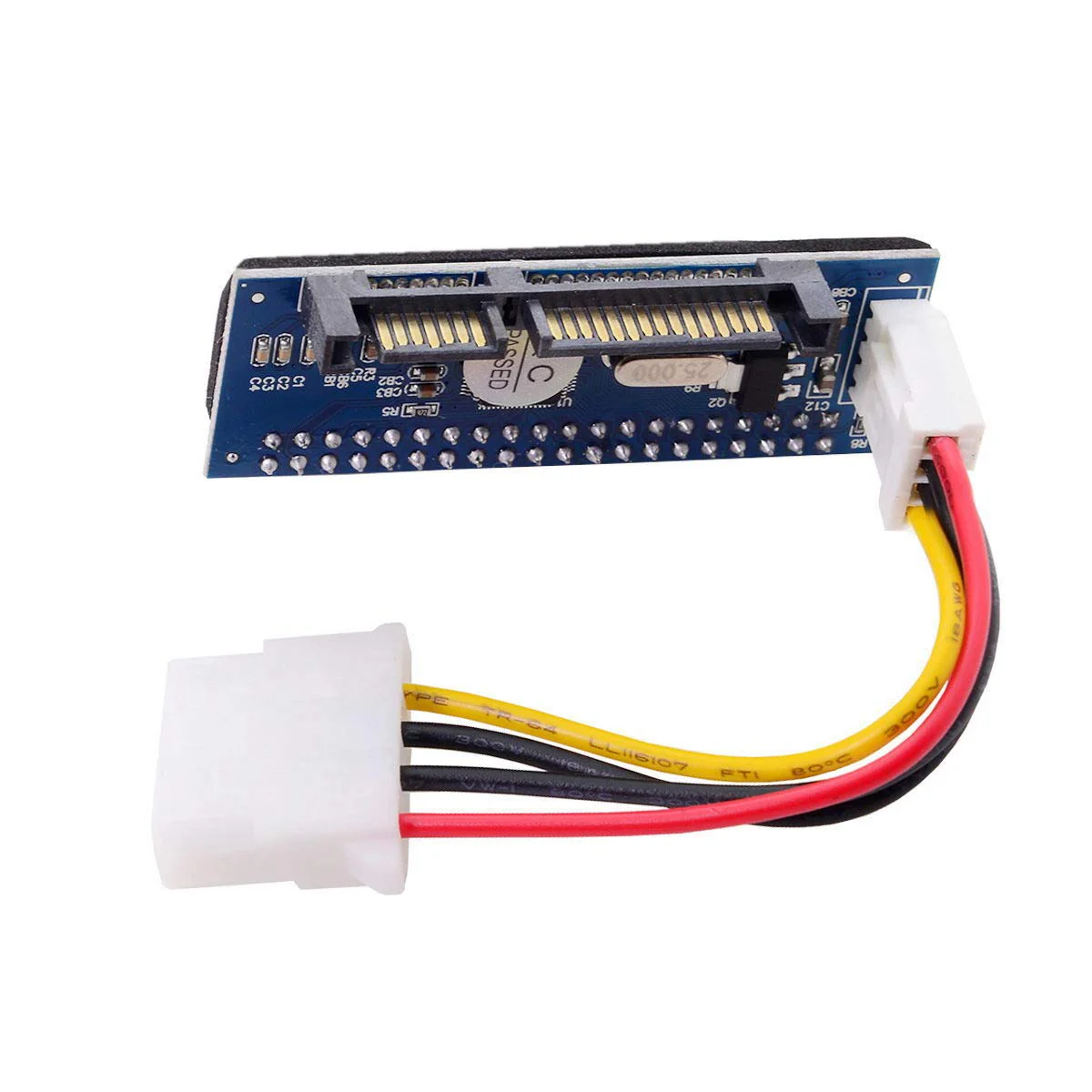 Cablecc IDE/PATA 40Pin Disk to SATA Female Converter Adapter PCBA for Desktop & 3.5" Hard Disk Drive Blue IDE/PATA 40Pin Disk to SATA - Image 8