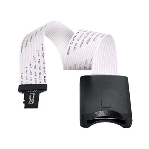 cablecc Micro-SD TF Memory Card Kit Male to SD Female Extension Soft Flat FPC Cable Extender 25cm - Image 3