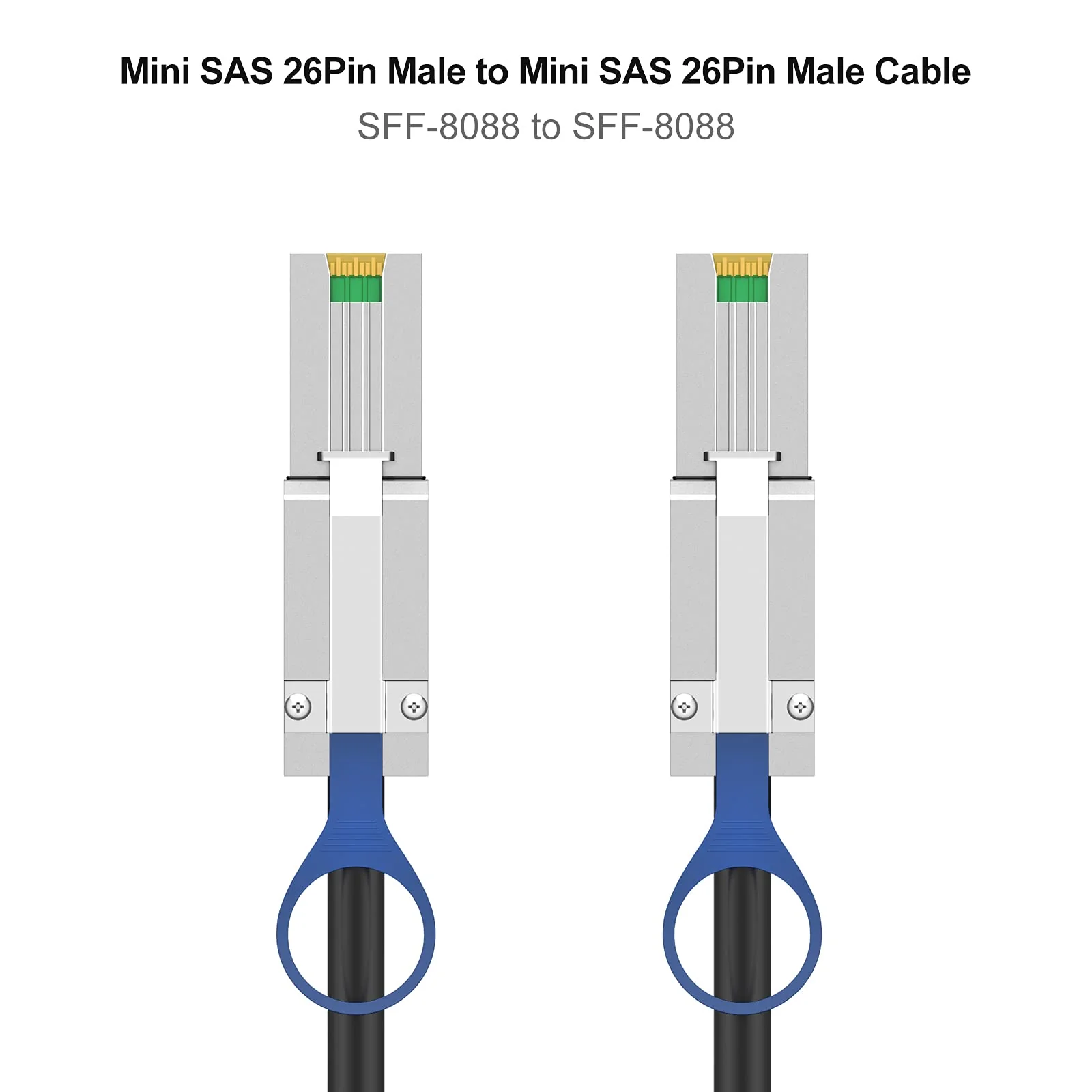 CableCreation [2 Pack External Mini SAS 26pin (SFF-8088) Male to Mini SAS 26 (SFF-8088) Male Cable, 1M / 3.3FT 3.3FT/1.0M 2 - Image 2