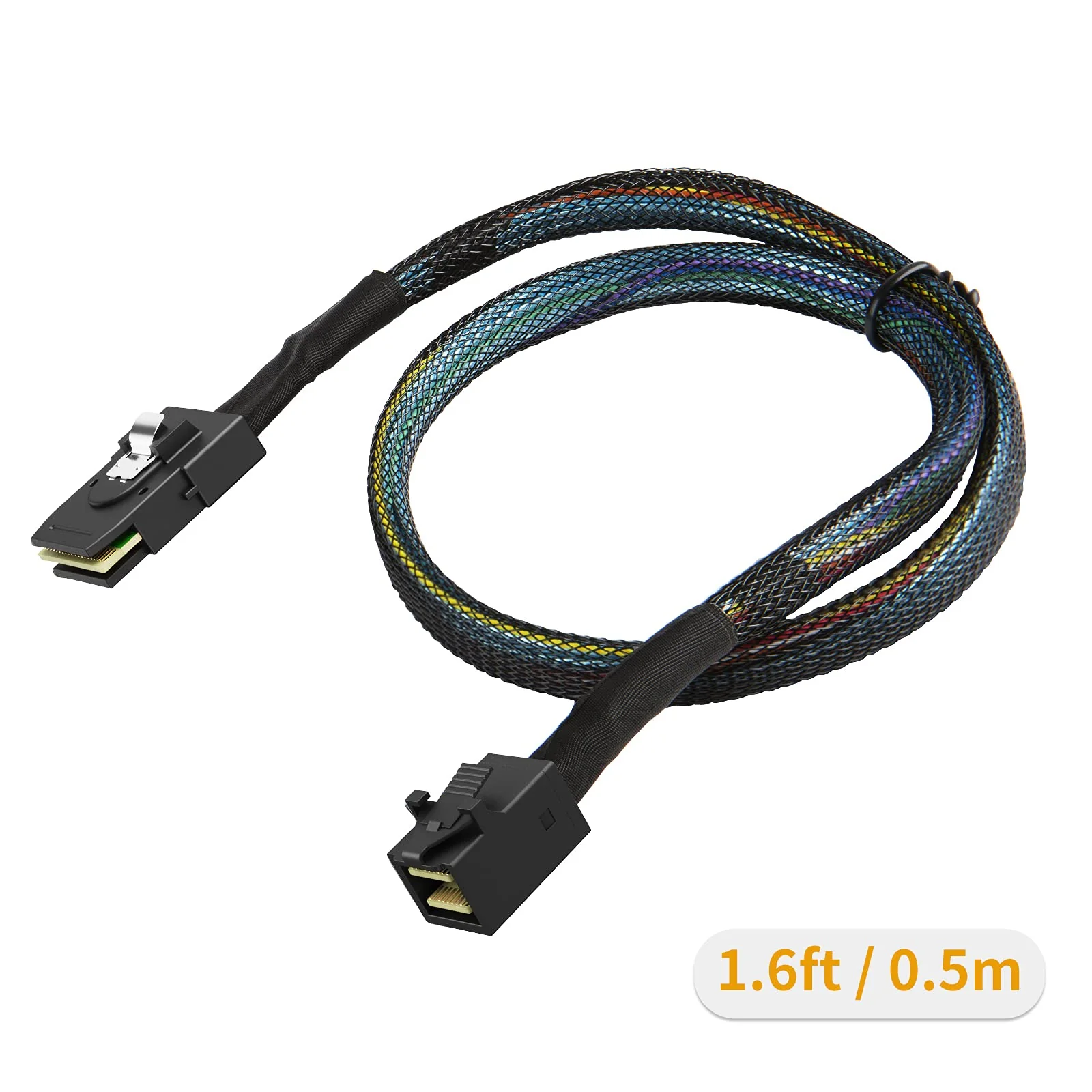 CableCreation Internal Mini SAS HD Cable, 1.6FT Mini SAS SFF-8643 to Mini SAS 36Pin SFF-8087 Cable, Mini SAS 36Pin to SFF-8643 Cable, 0.5M… Straight - Image 7