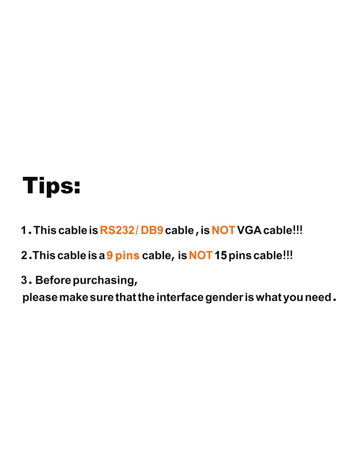 CableCreation USB to RS232 Serial Adapter (FTDI Chip), 6.6 Feet USB to DB9 Female Converter Cable for Windows 11, 10, 8.1, 8, 7, Vista, XP, Linux and Mac OS X, macOS, 2 Meters/Black 6.6FT / 2M FTDI Chipset - Image 3