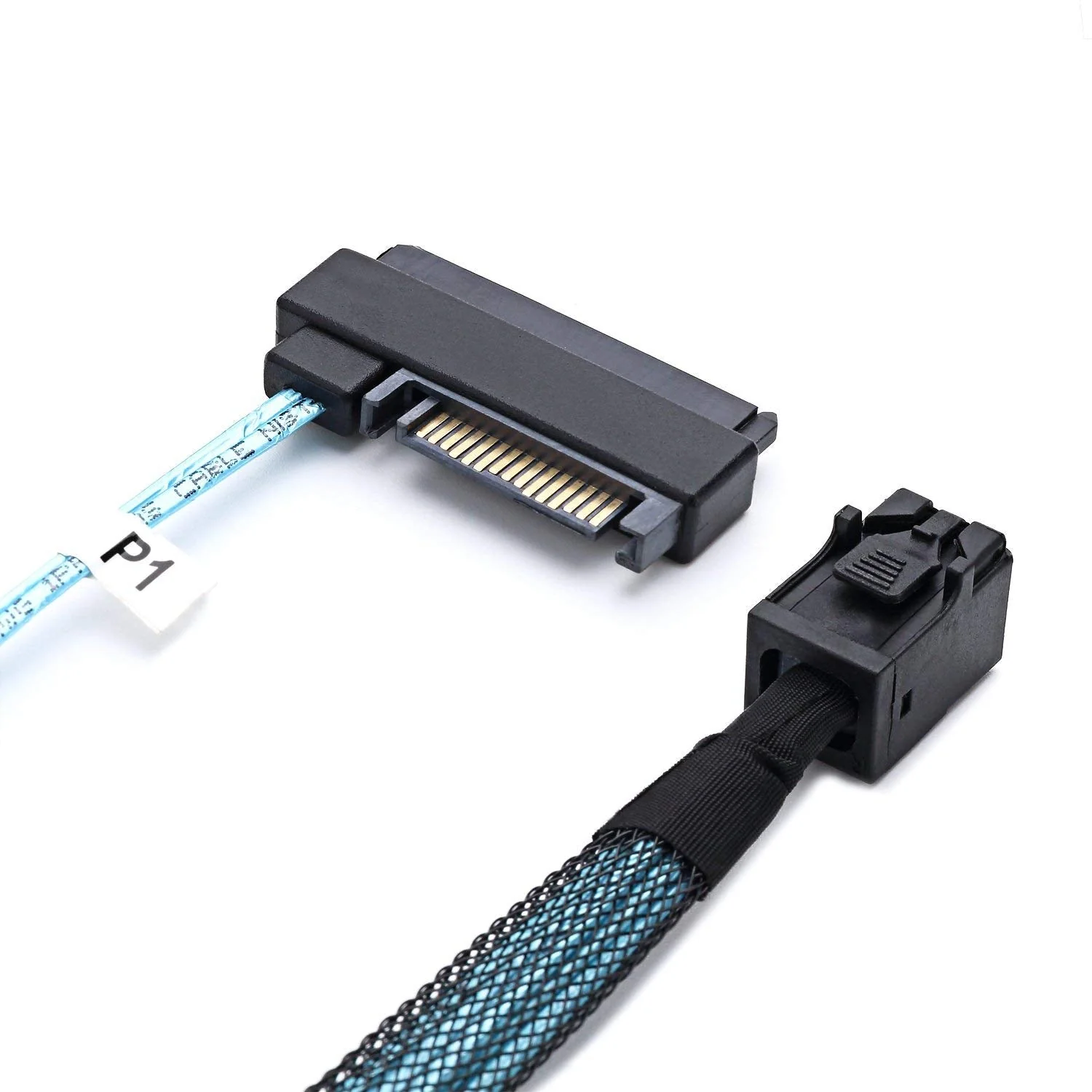 CableDeconn SFF-8643 Internal Mini SAS HD to (4) 29pin SFF-8482 connectors with SAS 15pin Power Port 12GB/S Cable (1M) (H0204) 1m - Image 6