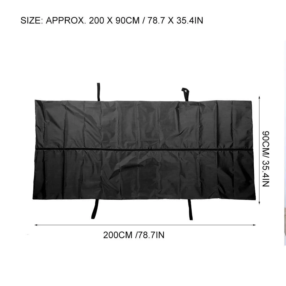 Cadaver Bag, Cadaver Bag, Leak-Proof 210D Waterproof Storage Bag, Body Bag, Body Bag, Body Bag, Body Bag for Home and Hospital Use, No Leakage (Black) - Image 4