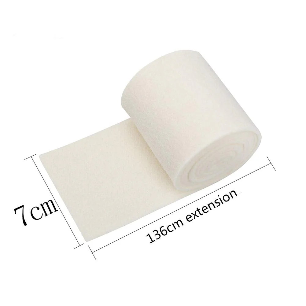 CALIDAKA Piano Muffler Piano Mute Rail Felt Strip Piano Muffler Felt Tapered Durable Soft Non-Fading for to Gradient Process, Thick Bass, High Pitch Thin, Sound Weakening 136x7cm Beige - Image 2