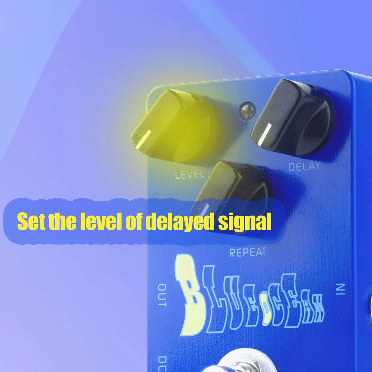 Caline CP-19 Analog Delay Pedal Vintage Delay Effects Electric Guitar Pedal True Bypass - Image 3