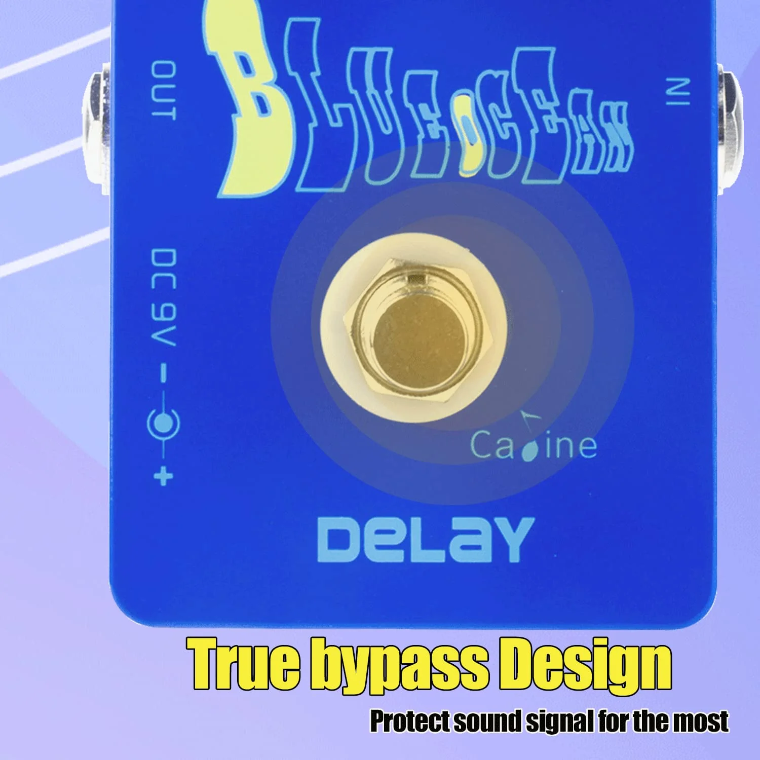 Caline CP-19 Analog Delay Pedal Vintage Delay Effects Electric Guitar Pedal True Bypass - Image 4