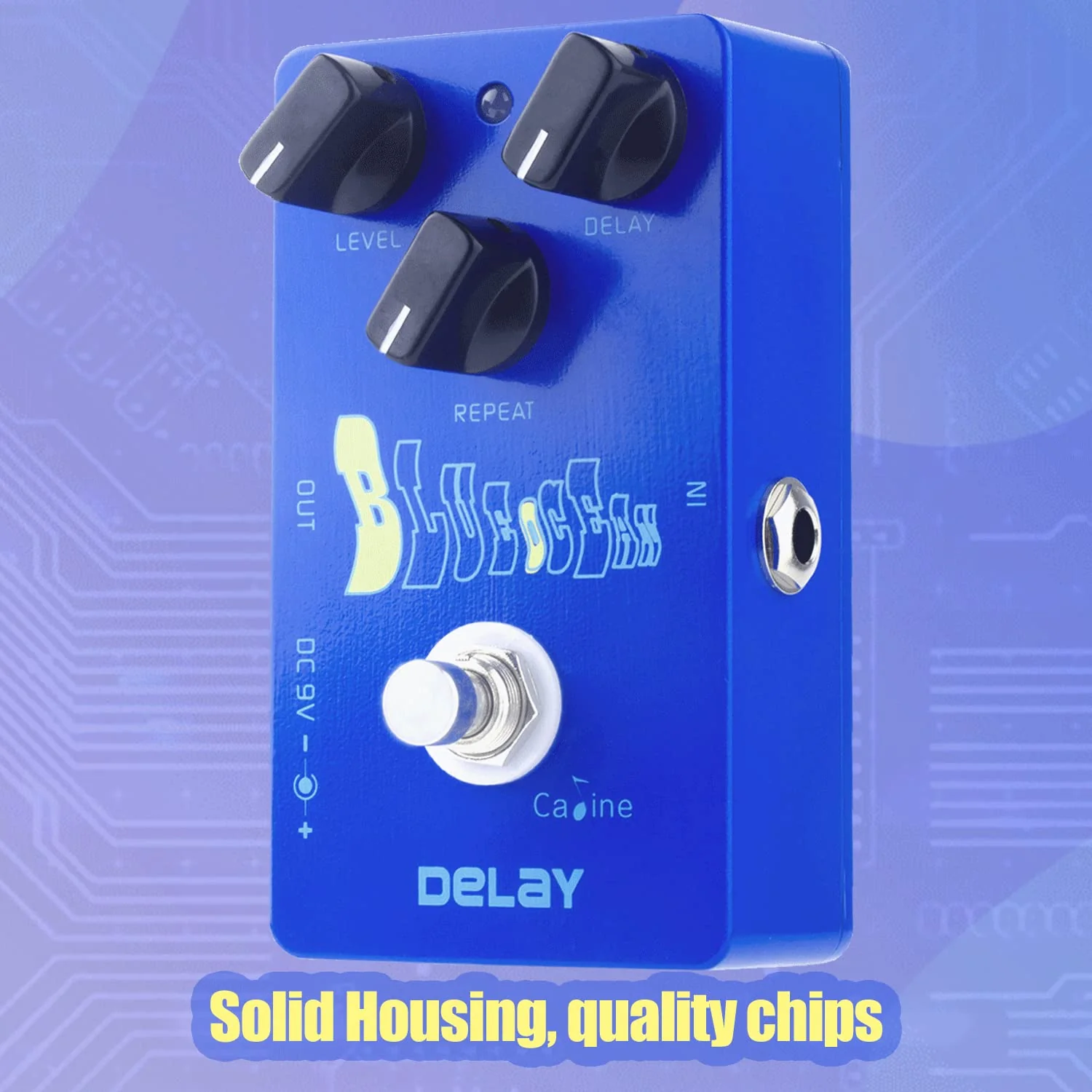 Caline CP-19 Analog Delay Pedal Vintage Delay Effects Electric Guitar Pedal True Bypass - Image 7