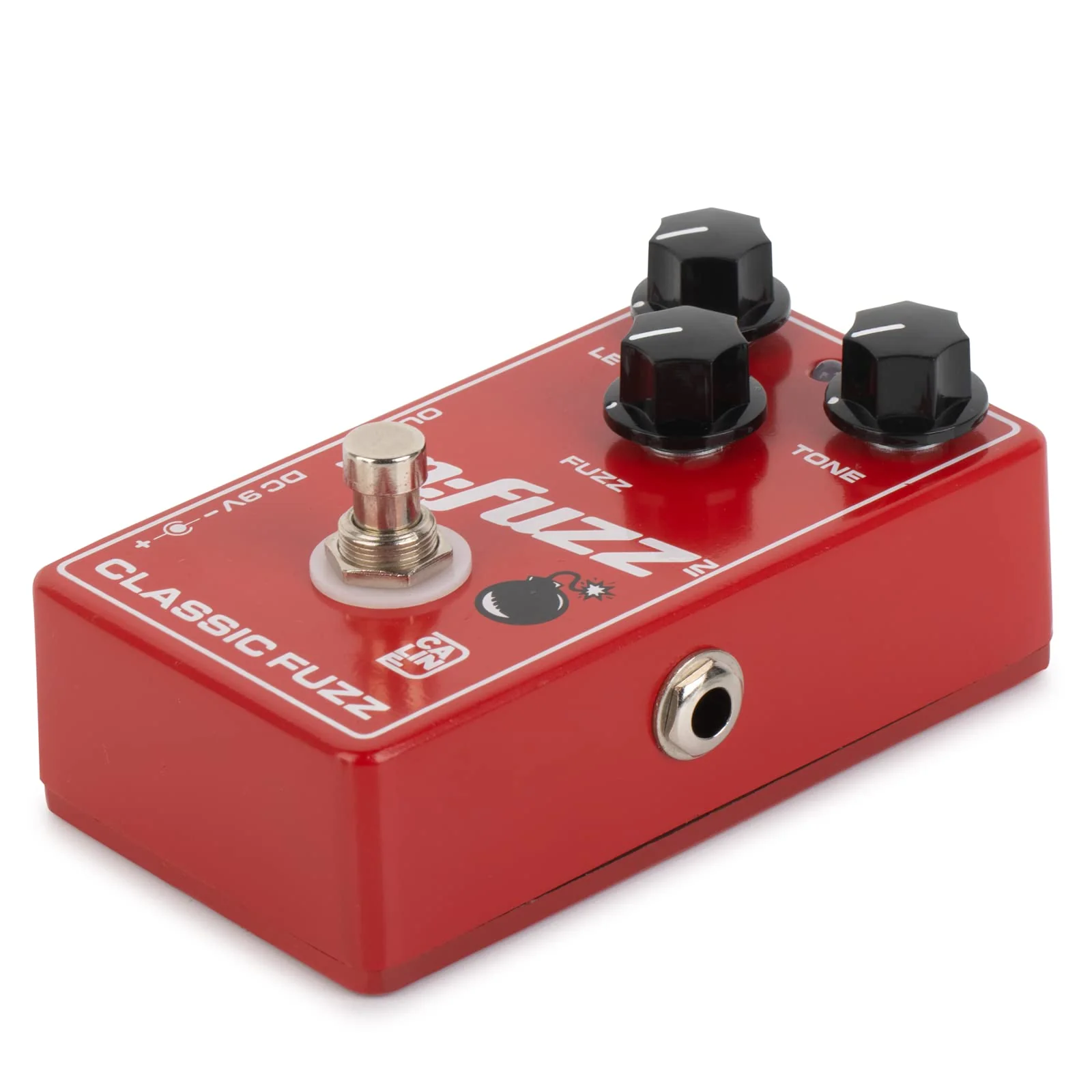 Caline CP-504 Fuzz Guitar Effect Pedal True Bypass Aluminum Alloy Casing M-FUZZ Pedal Red - Image 4