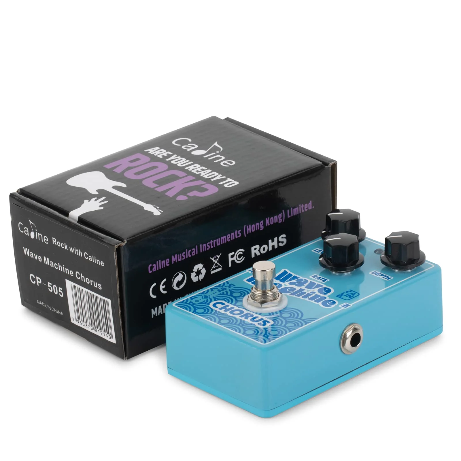 Caline CP-505 Wave Machine Chorus Guitar Effect Pedal True Bypass Aluminum Alloy Casing Blue - Image 6