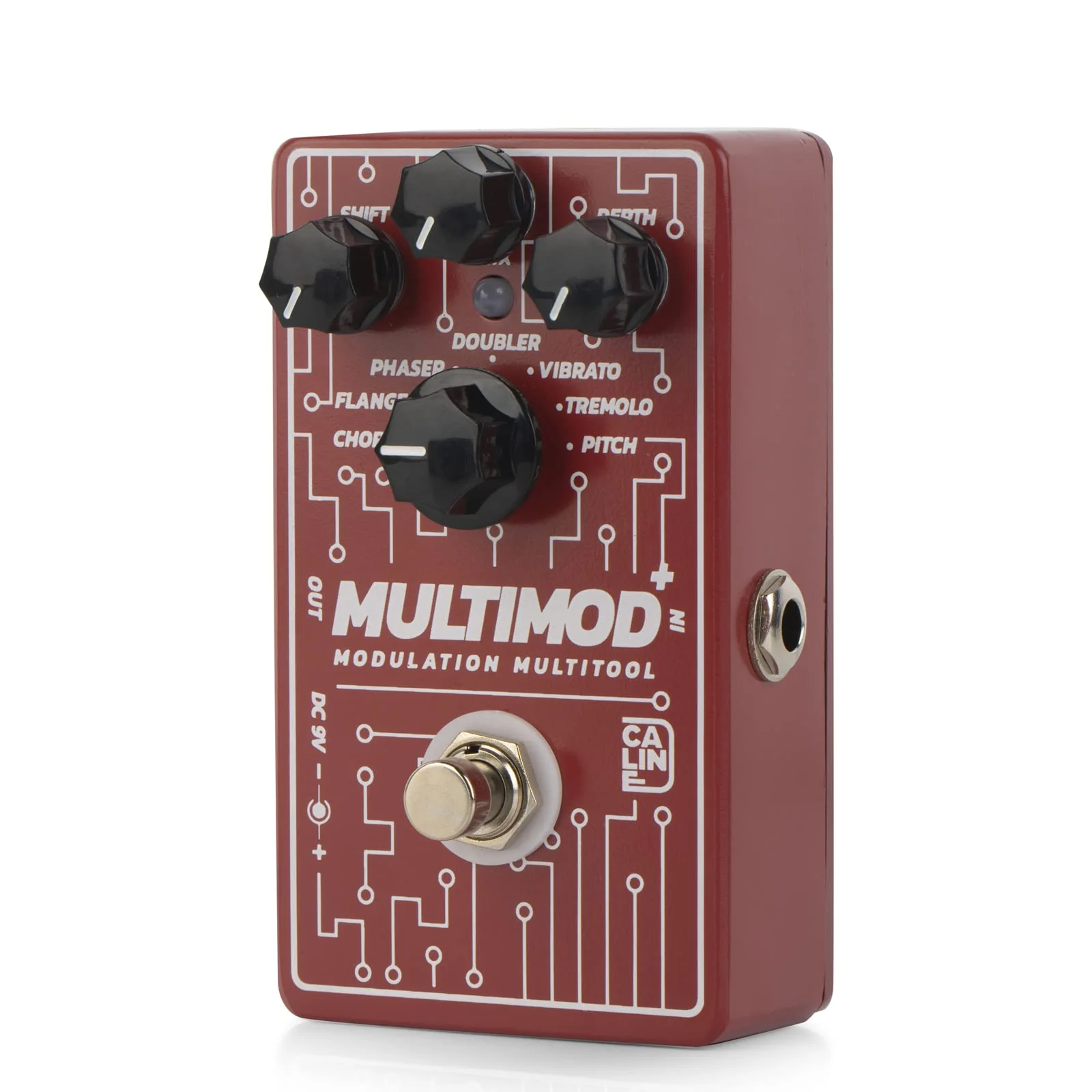 Caline CP-506 Multimod – Modulation Multi Tool Guitar Effect Pedal 7 Modes Chorus Flanger Phaser Doubler Vibrato Tremolo Pitch - Image 2