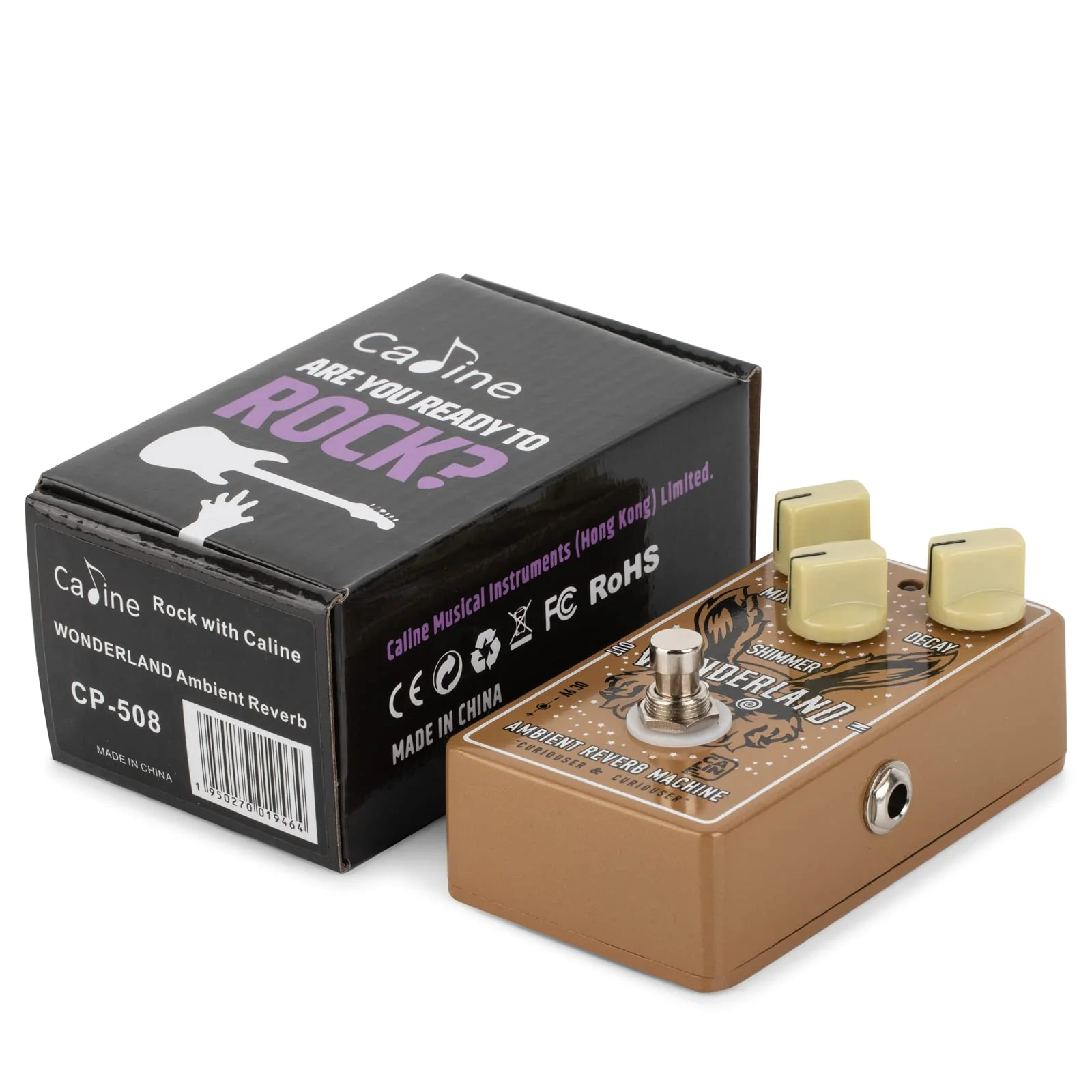 Caline CP-508 Wonderland Ambient Modulated Digital Reverb Guitar Effects Pedal Aluminum Alloy Casing - Image 6