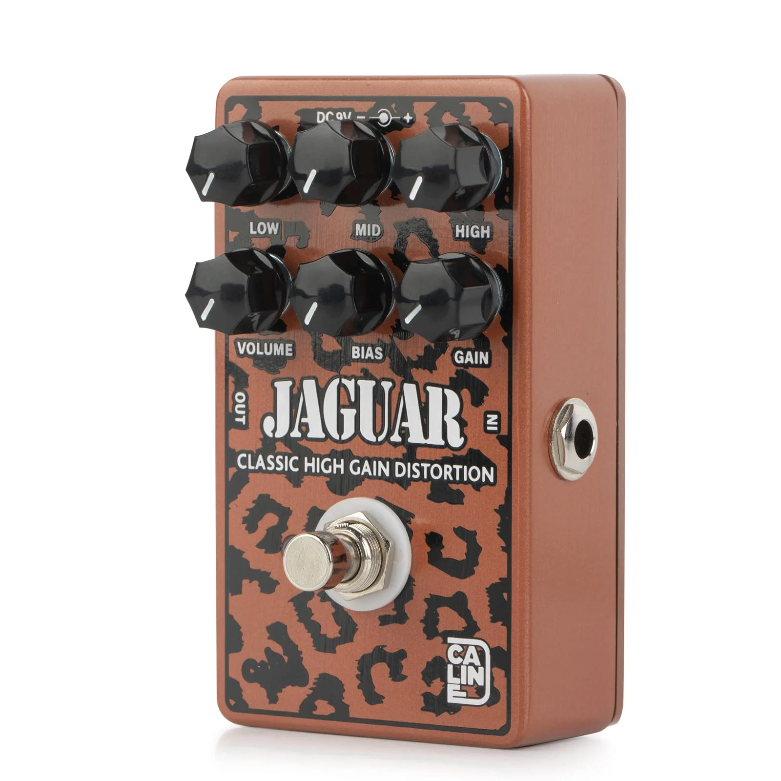 Caline CP-510 Jaguar Distortion Guitar Effect Pedal True Bypass Aluminum Alloy Casing - Image 2