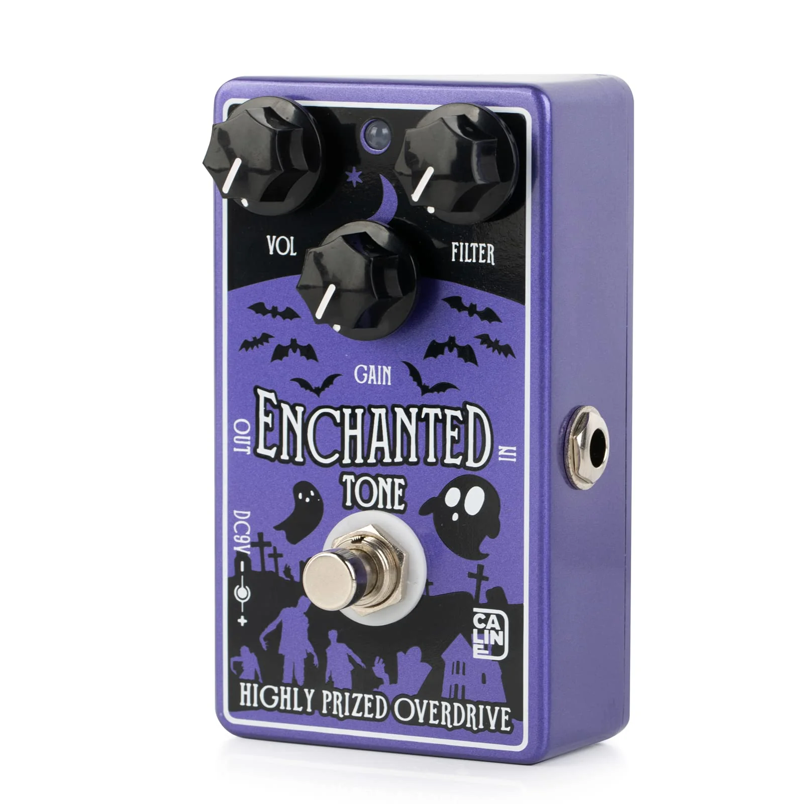 Caline CP-511 Enchanted Tone Overdrive Guitar Effect Pedal True Bypass Aluminum Alloy Casing - Image 2