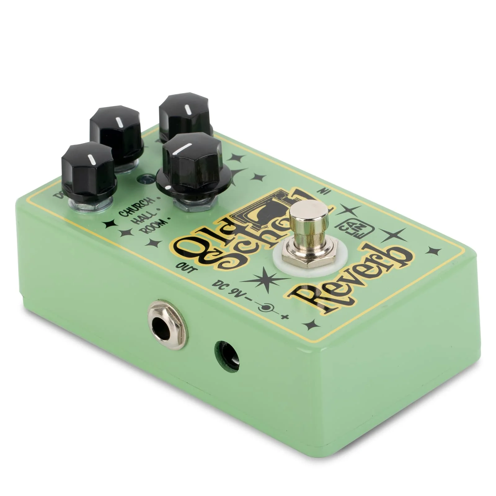 Caline CP-512 Old School Digital Reverb Guitar Effects Pedal (Room, Hall, Church) Aluminum Alloy Casing - Image 5