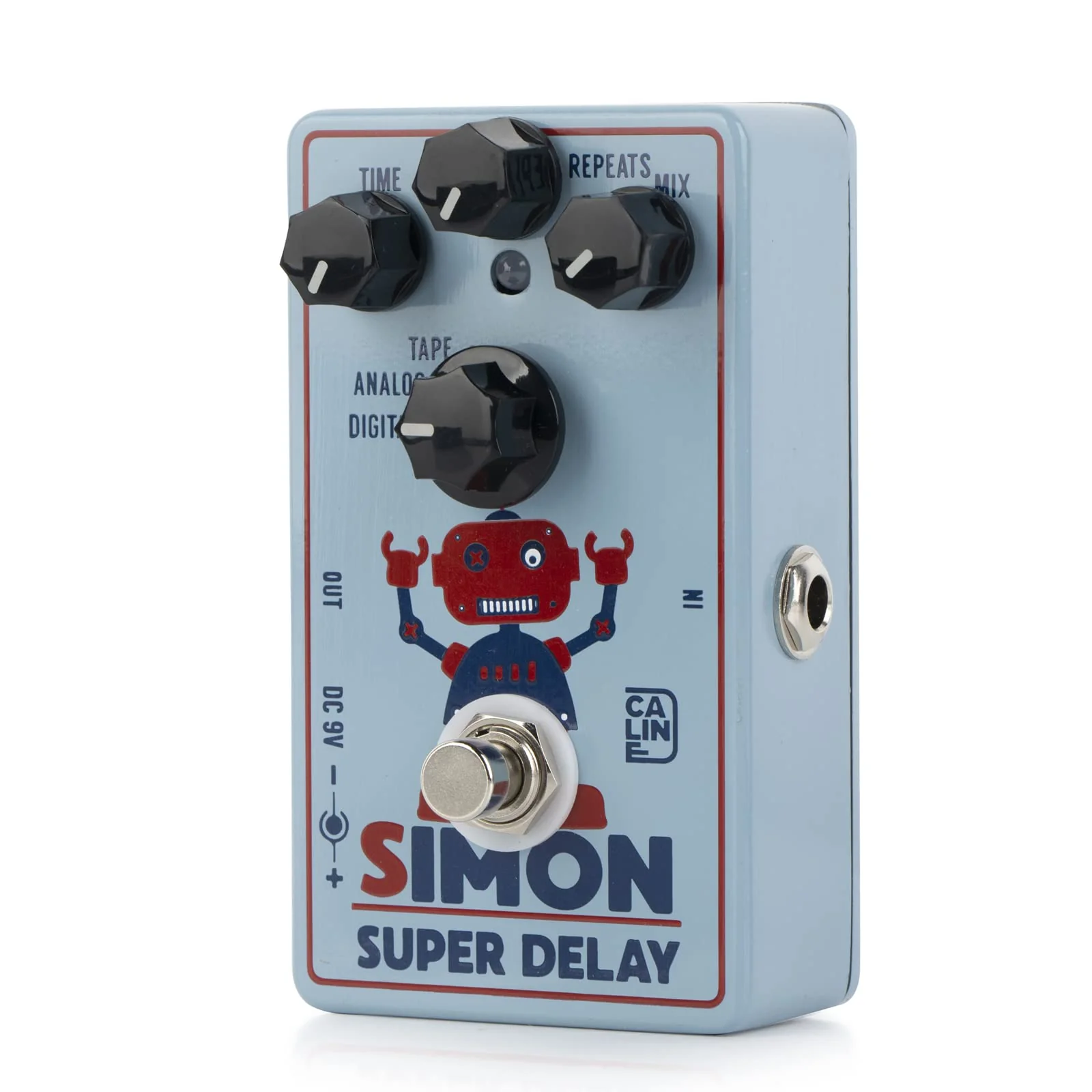 Caline CP-513 Simon Super Delay Guitar Effect Pedal with Digital, Analog and Tape options - Image 2