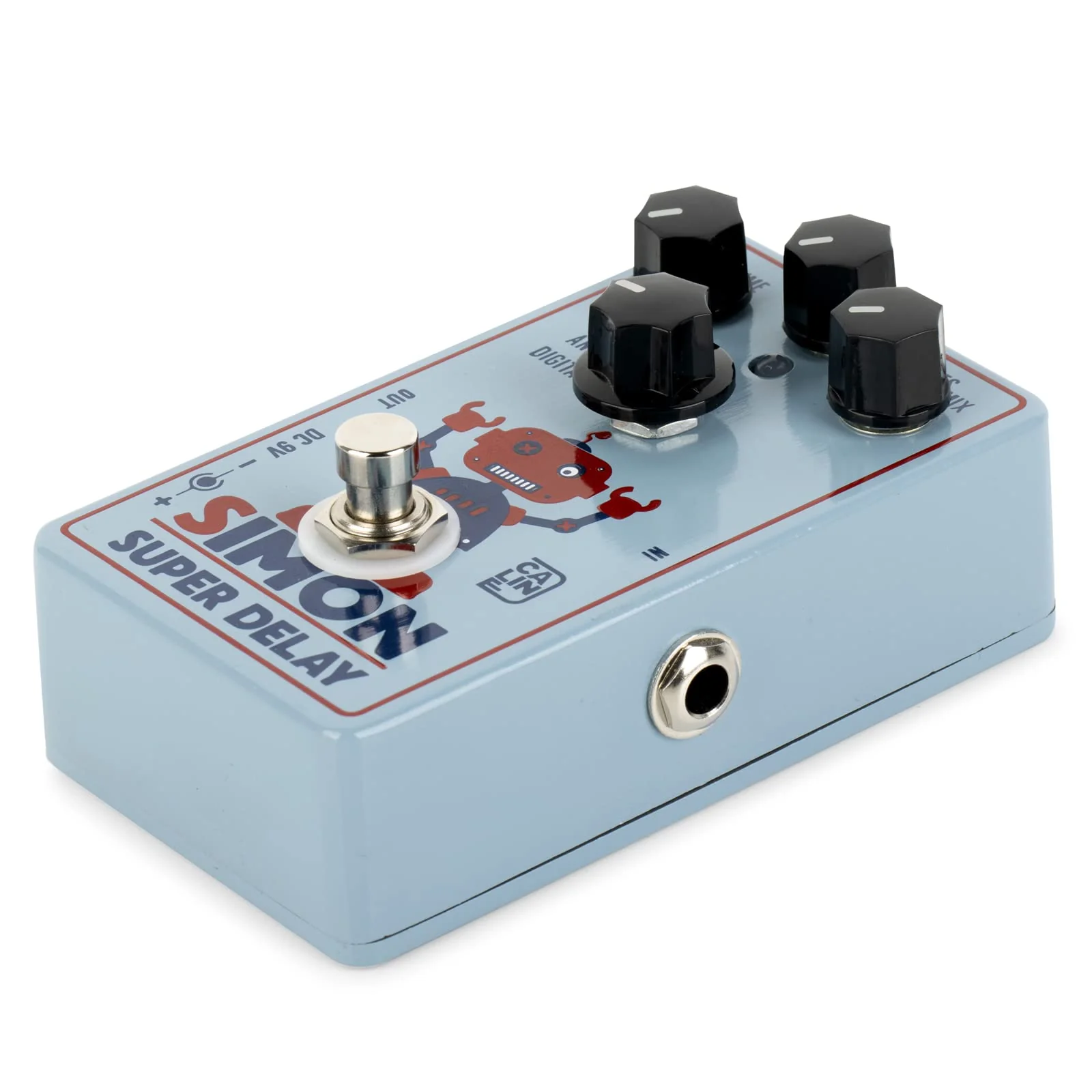 Caline CP-513 Simon Super Delay Guitar Effect Pedal with Digital, Analog and Tape options - Image 4
