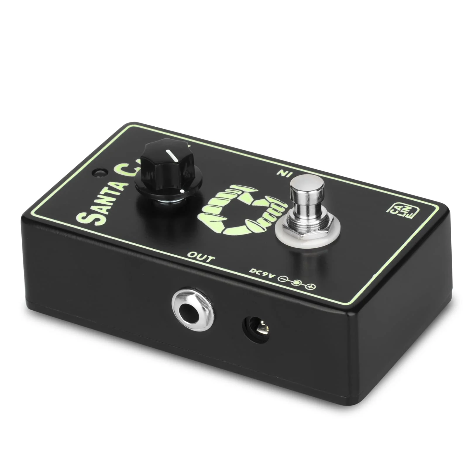 Caline CP-514 Santa Carla Boost Guitar Effect Pedal, Green, Mini Booster Pedal with True Bypass - Image 5