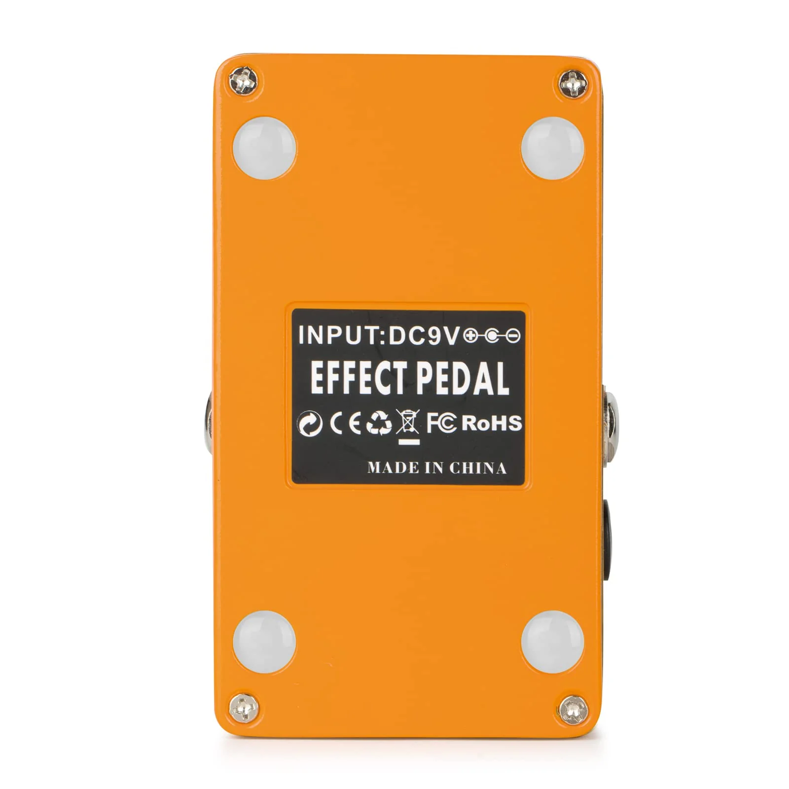 Caline CP-516 Orange Burst Overdrive Guitar Effect Pedal True Bypass Design White Knobs - Image 3