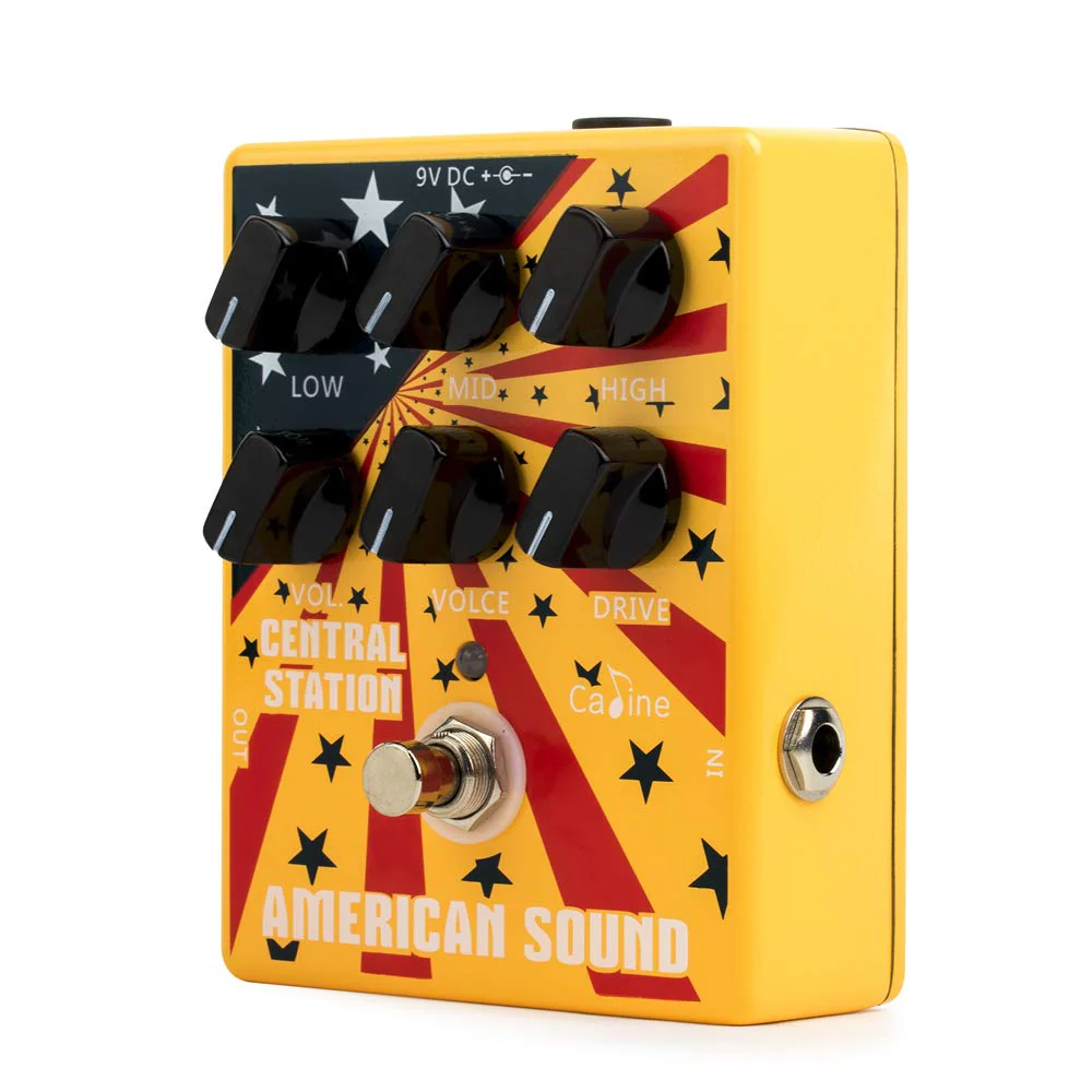 Caline CP-55 American Sound Overdrive Guitar Effect Pedal, Amplifier Simulation 57 Deluxe AMP Pedal Effect - Image 2
