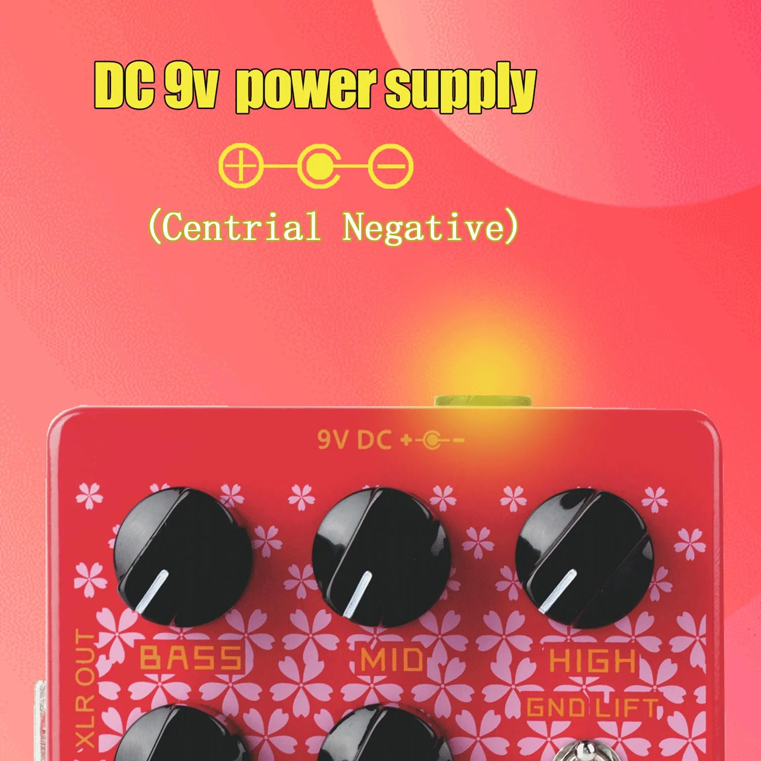 Caline CP-59 Driver Bass Effect Pedal with Bass Amp DI Function - Image 7