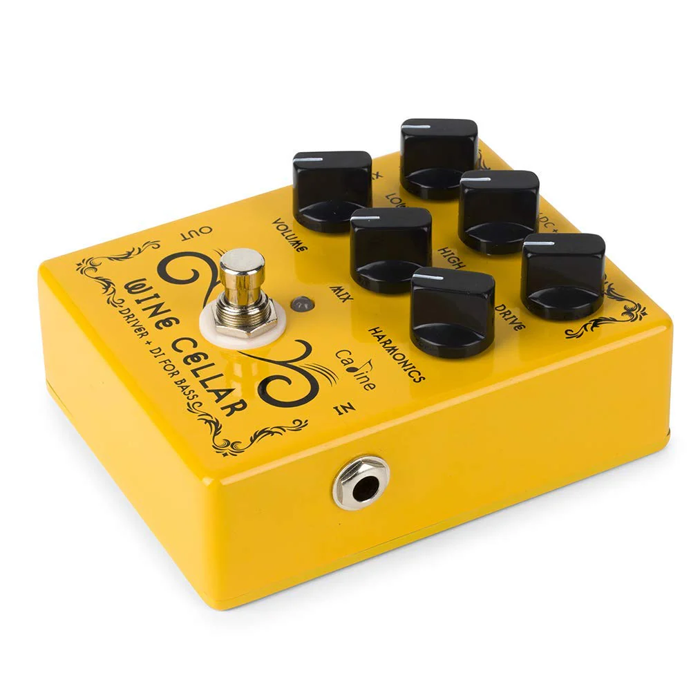 Caline CP-60 Wine Cellar Driver Guitar Effects Pedals Classic Tube Bass Amp Guitar Yellow Pedal - Image 4