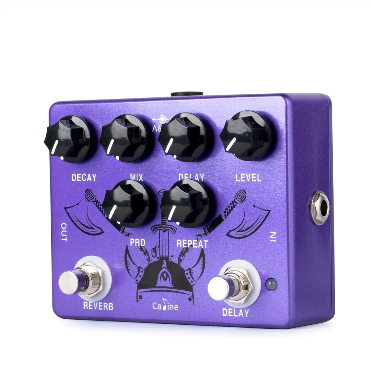 Caline CP-80 Ragnarok Digital Reverb & Analog Delay Guitar Effect Pedal - Image 2