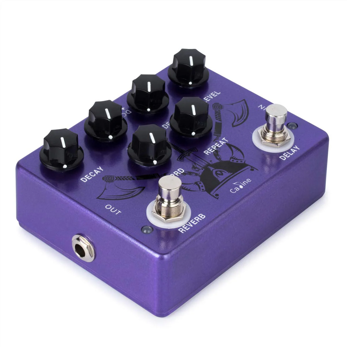 Caline CP-80 Ragnarok Digital Reverb & Analog Delay Guitar Effect Pedal - Image 4