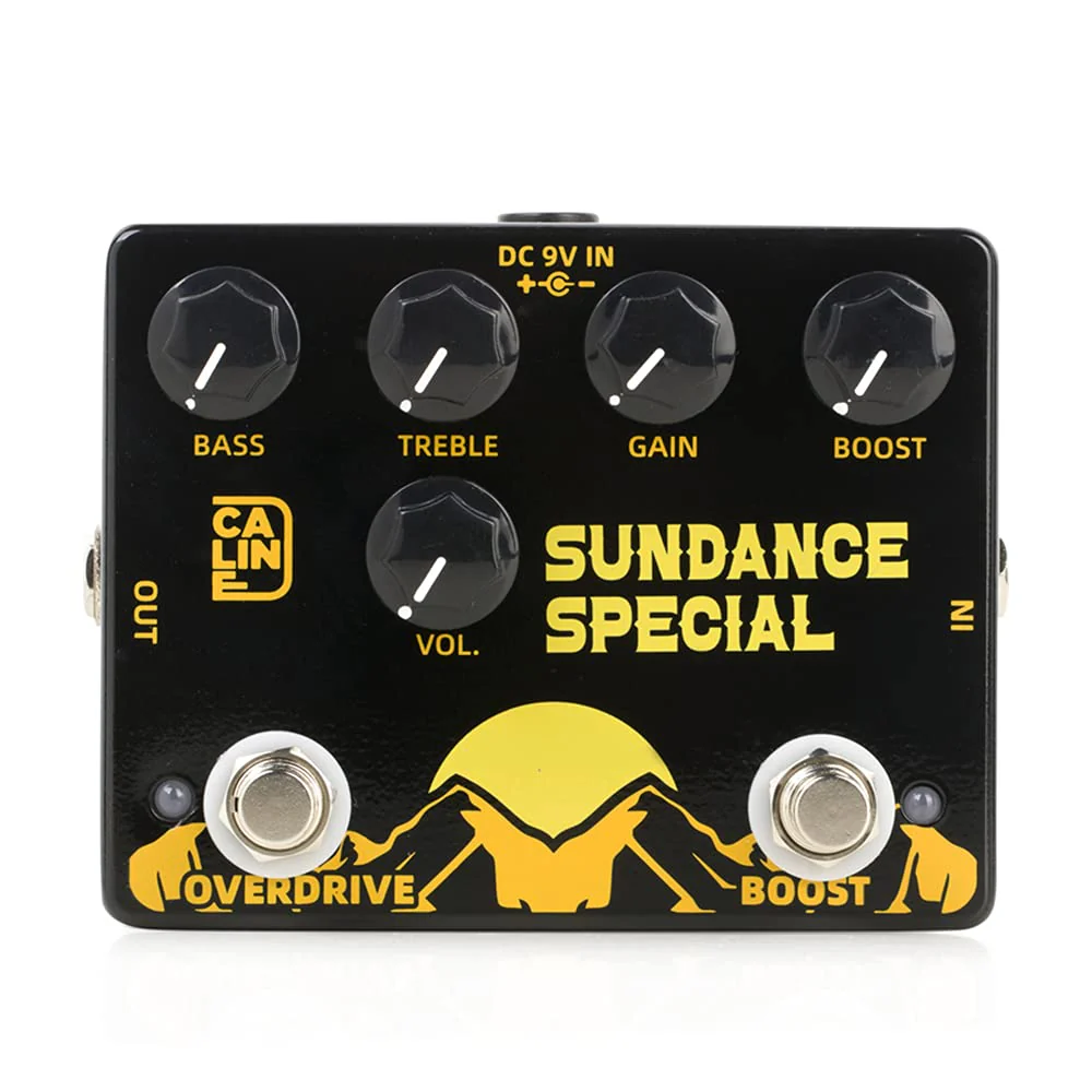Caline DCP-06 SUNDANCE SPECIAL Boost Overdrive Effect Pedal Dual Guitar Pedal - Image 2