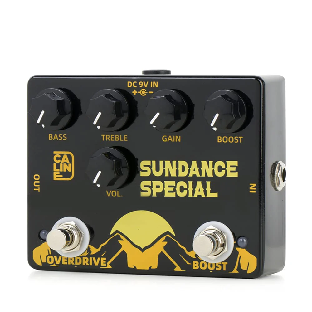 Caline DCP-06 SUNDANCE SPECIAL Boost Overdrive Effect Pedal Dual Guitar Pedal - Image 4