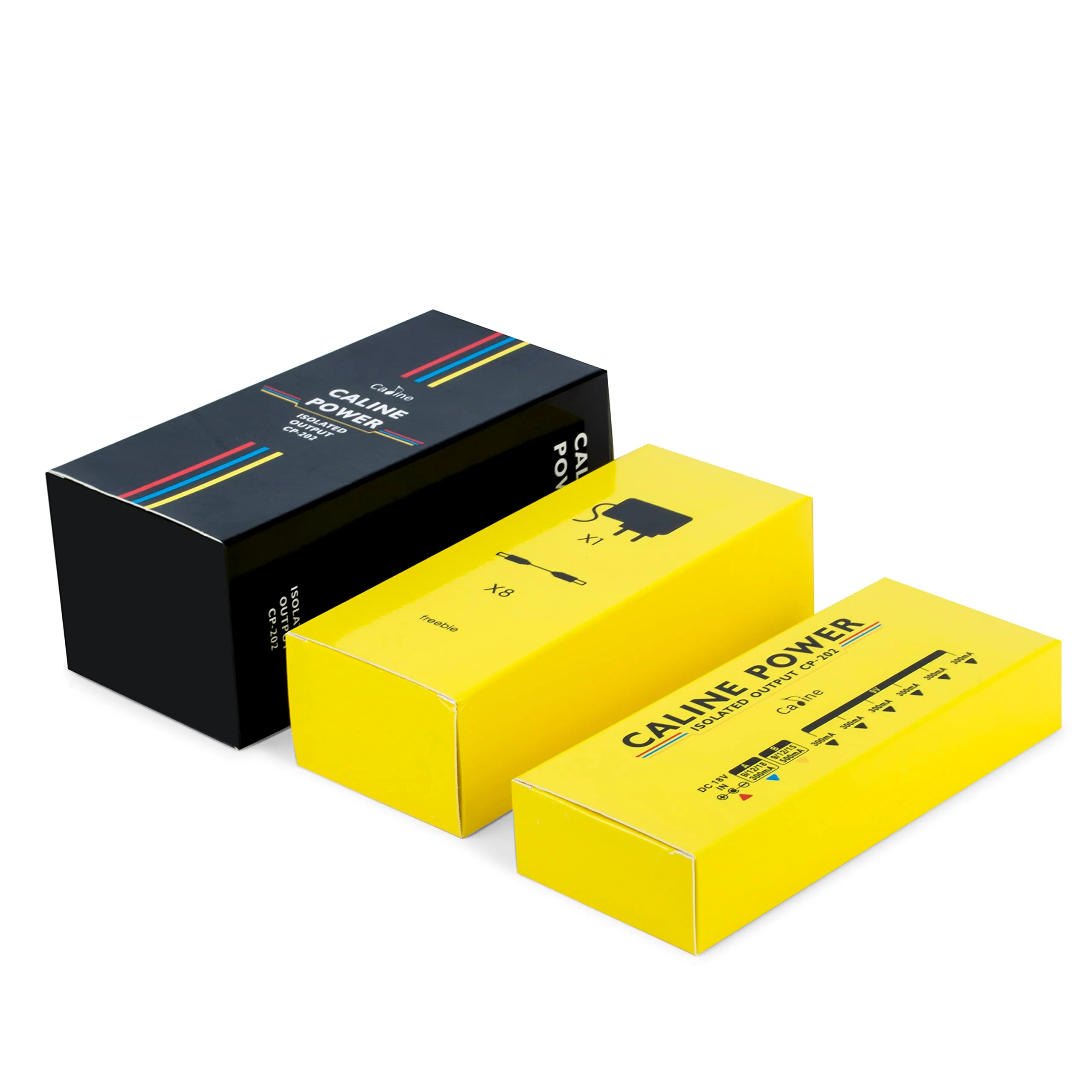 Caline Guitar Pedal Power Supply, True Isolated Pedal Board Power Supply with 8 Totally Isolated DC Outputs(300mA/500mA), Switchable 9V/12V/15V/18V Power Outputs for Guitar Pedals - Image 6
