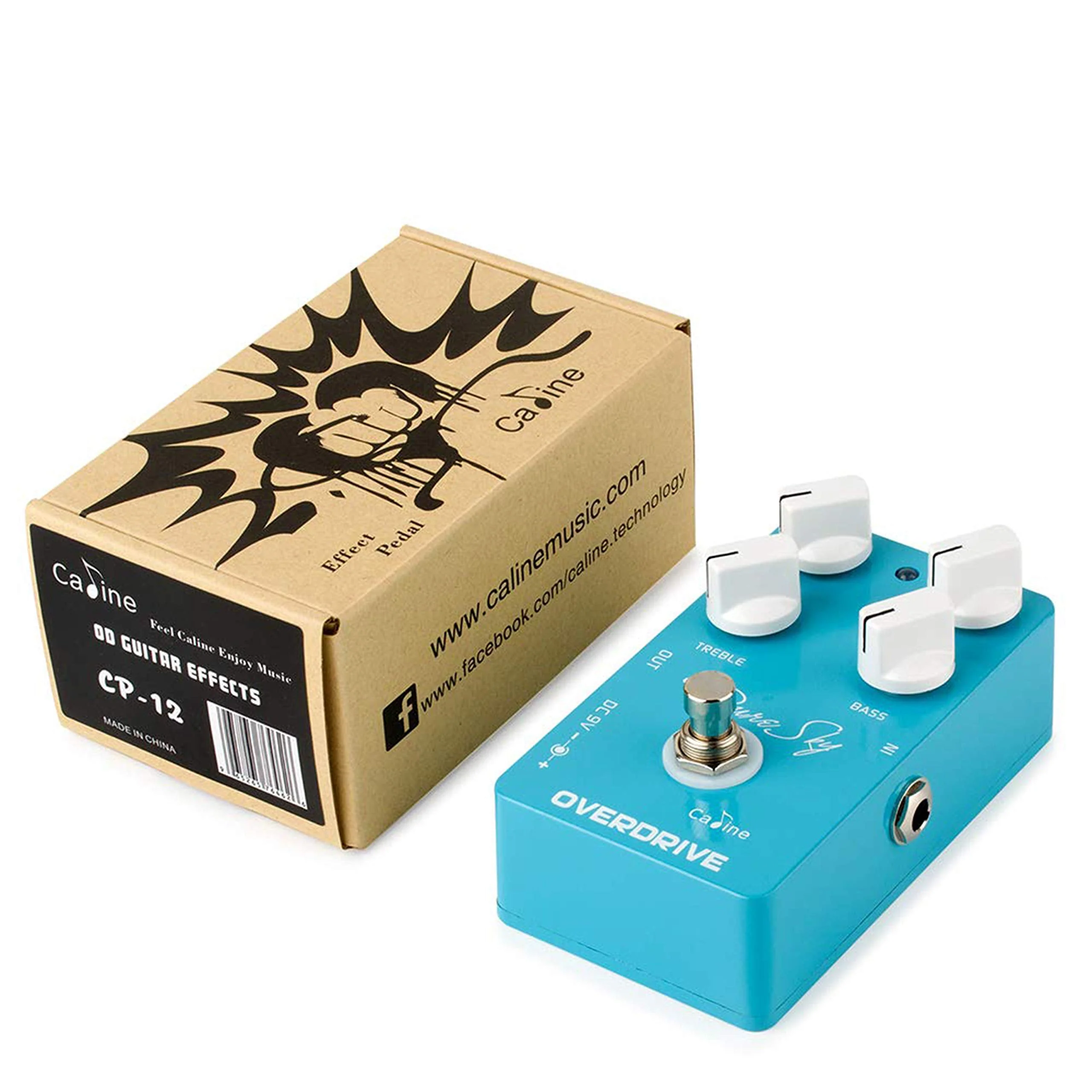 Caline Pure Sky OD Guitar Pedal Effect CP-12 Highly Pure and Clean Overdrive Guitar Pedal Accessories - Image 6