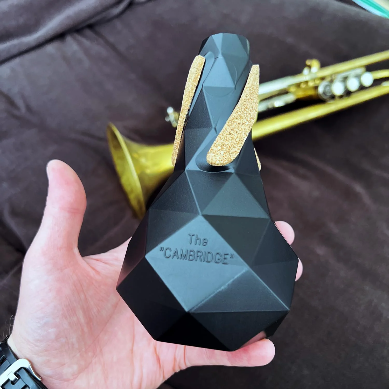 "Cambridge" Bb Trumpet & Cornet Straight Mute - Lightweight, Precision-Tuned, Easy to Play - Undentable Design for Beginners and Professional Trumpet and Cornet Players - Image 2