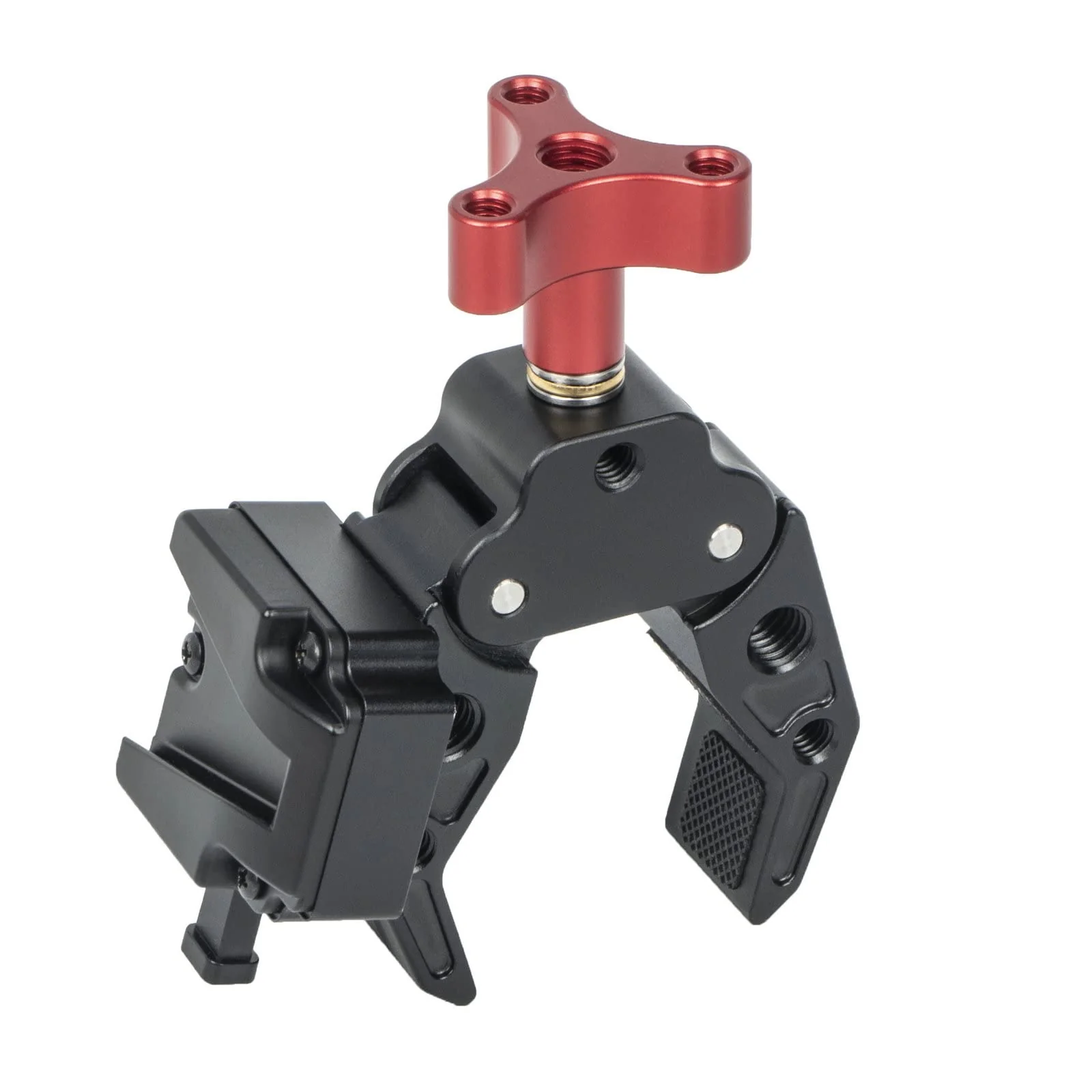 Came-TV V-Mount Battery Clamp Large Open Angle and Solid Structure Adapter with 1/4 and 3/8 inches Screw Holes Mounting to Light Stand or Tripod - Image 7