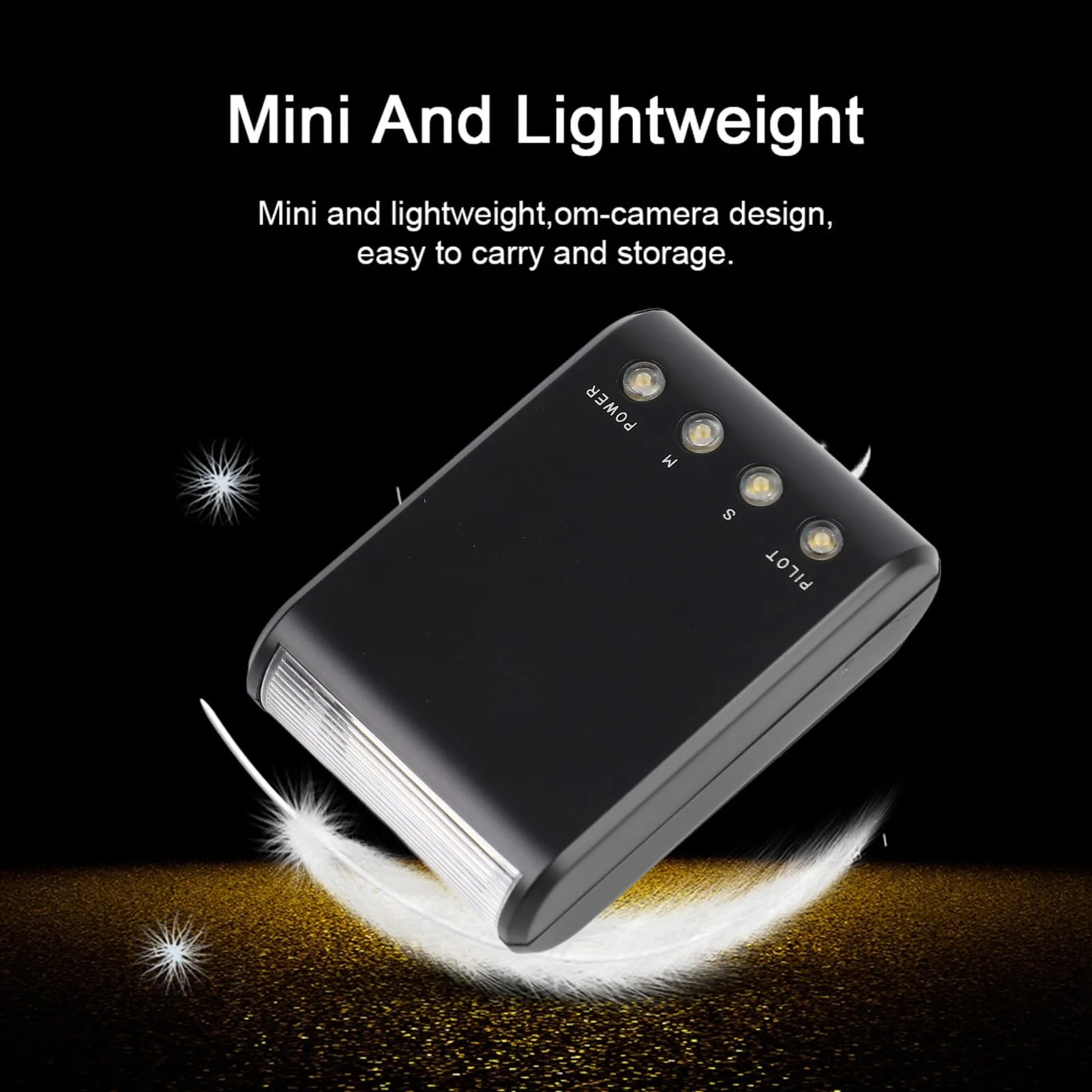 Camera Flash for DSLR Cameras, Digital Hot Shoe Mount Flashlight Built in Digital Slave and Auto Pre Flash Sensor, Hot Shoe Flash Camera Accessories for Photography - Image 3