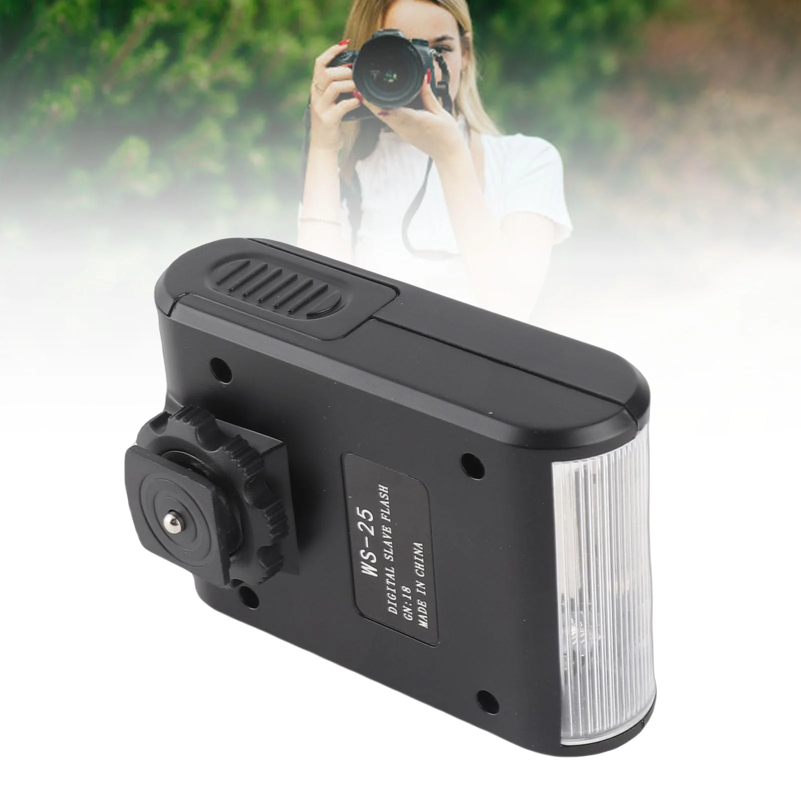 Camera Flash for DSLR Cameras, Digital Hot Shoe Mount Flashlight Built in Digital Slave and Auto Pre Flash Sensor, Hot Shoe Flash Camera Accessories for Photography - Image 8