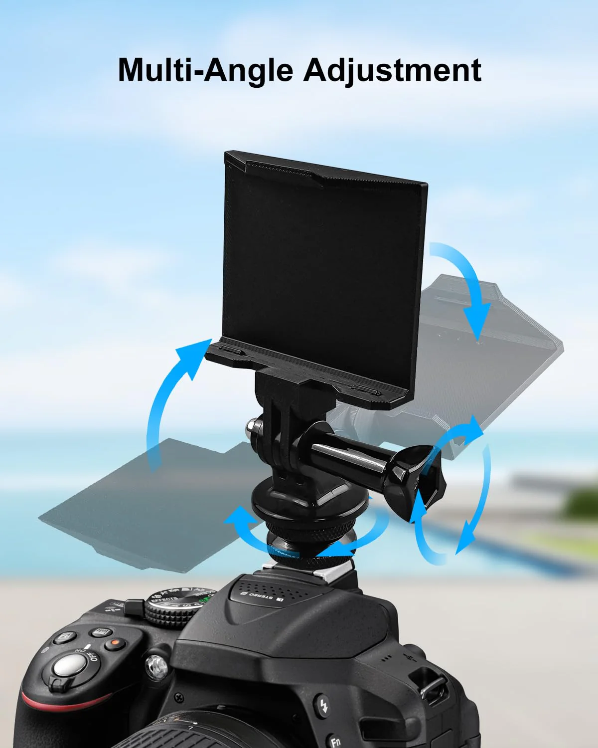 Camera Hot Shoe Bracket Compatible with ImmersionRC Powerplay, Hot Shoe Mount with Professional Digital Equipment Fits for GoPro and Any Hot Shoe Camera - Image 5