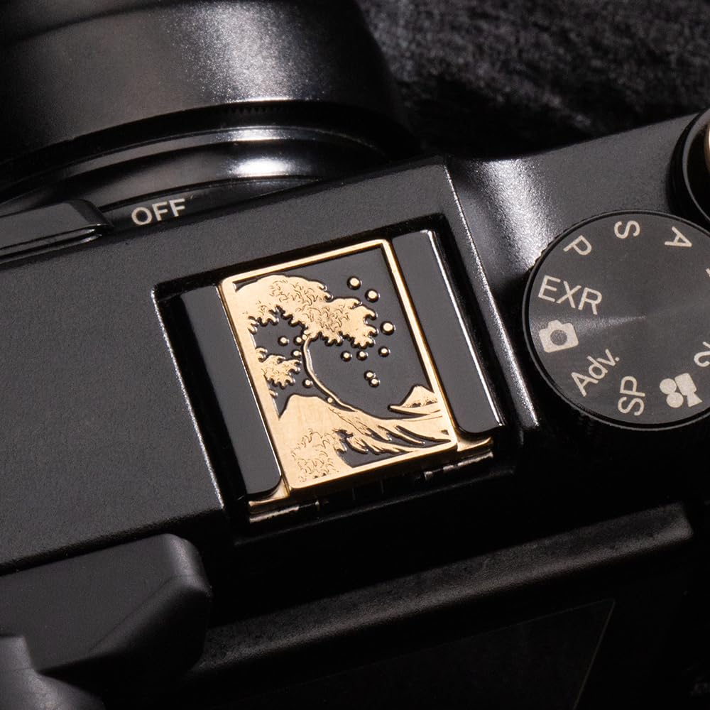 Camera hot Shoe Cover and Shutter Buttons Soft Shutter Release Button - Compatible with Fuji xt5 xt50 xt30 xt200 xt100 xpro2 xpro3 (fsh bass Cover) Copper Alloy-Cover - Image 4