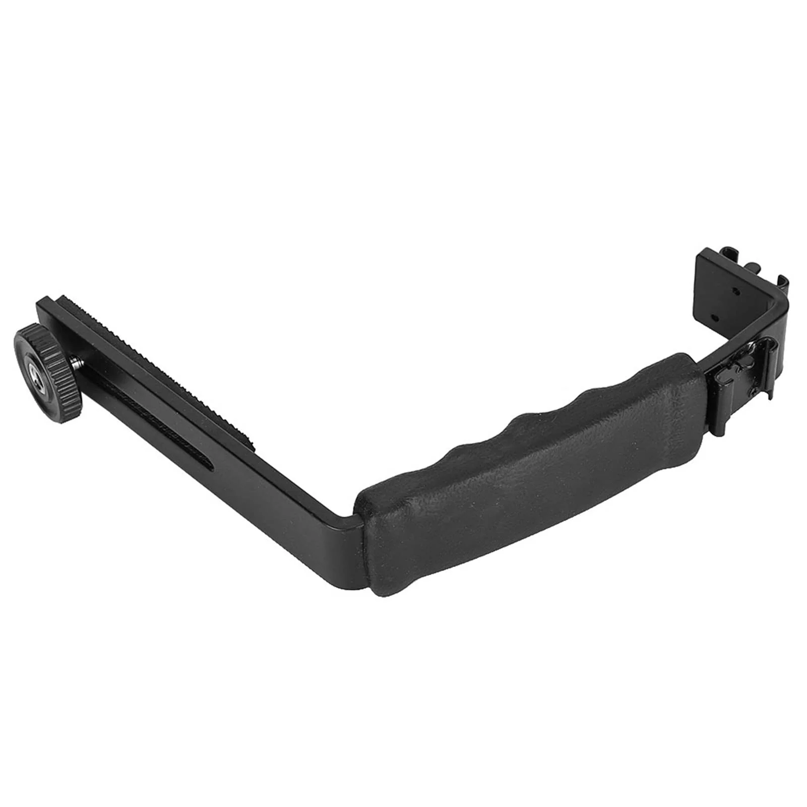 Camera L Bracket, Lightweight Dual Hot Shoe Mount L Bracket for DSLR Mirrorless, with Comfortable Handle, for Horizontal Vertical , Photography - Image 3