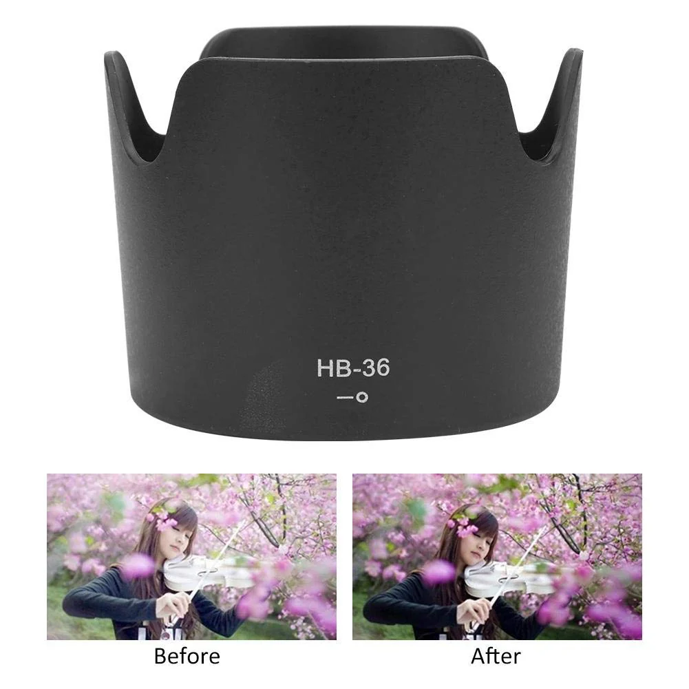 Camera Lens Hood, HB-36 Lens Hood Replacement for AF-S VR Zoom 70-300mm f/4.5-5.6G IF-ED Lens - Image 6