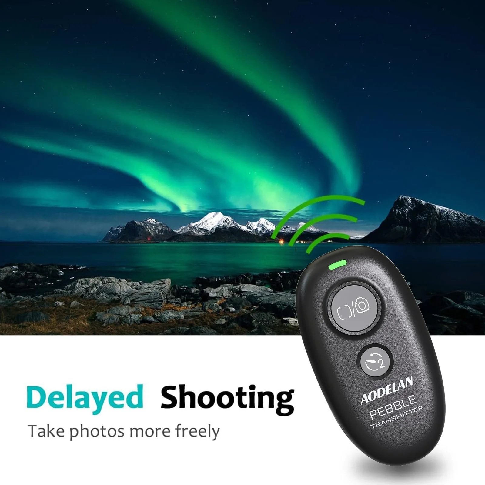 Camera Remote Control Wireless Shutter for Canon EOS RP, R6, ROS RP, Rebel T6, T7, T5, T3, SL2, 5D Mark II, 5d Mark iii, 5d Mark iv, 6D Mark II, 7d Mark ii, 7D Series, 5D Series; for Fujifilm X-T3 - Image 4