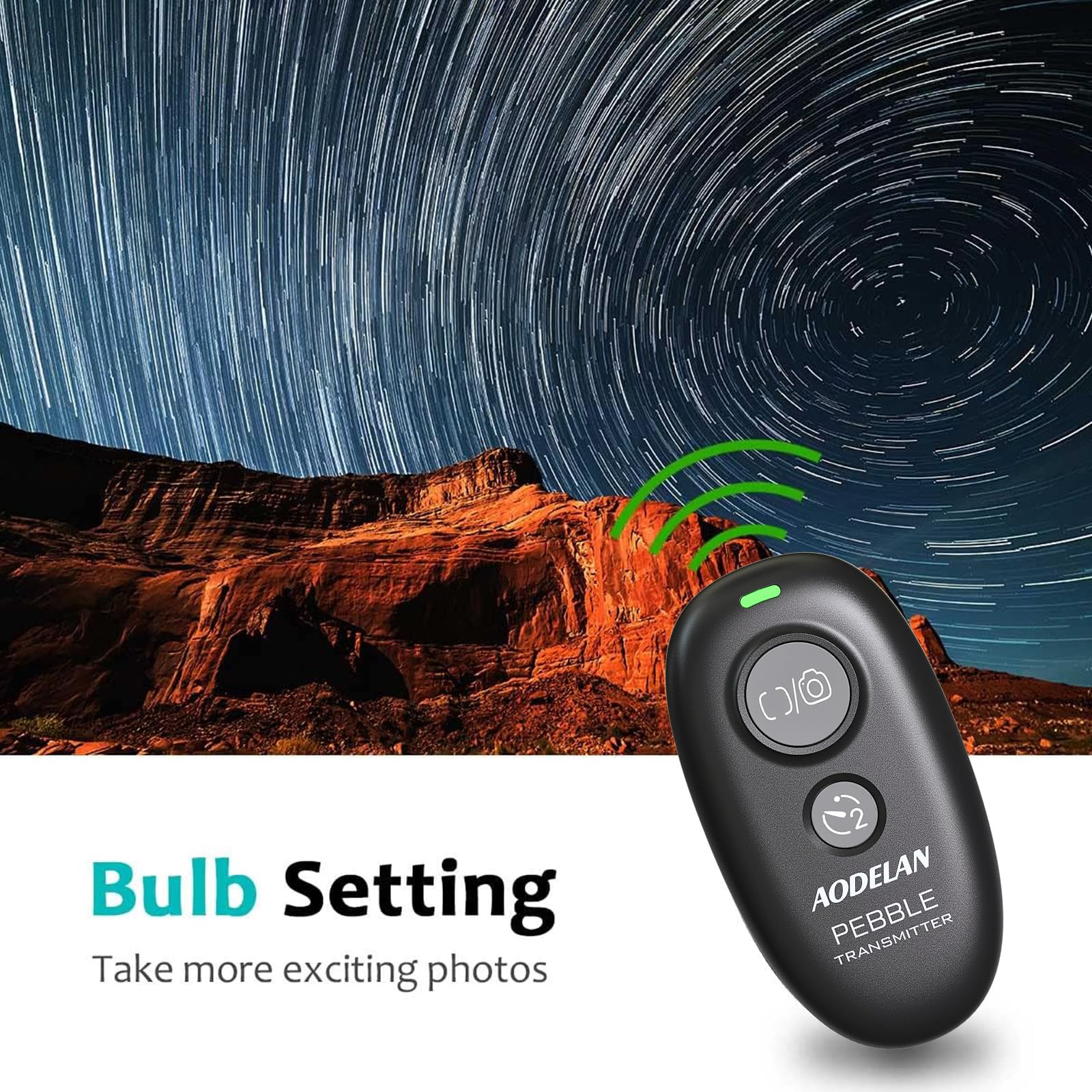 Camera Remote Control Wireless Shutter for Canon EOS RP, R6, ROS RP, Rebel T6, T7, T5, T3, SL2, 5D Mark II, 5d Mark iii, 5d Mark iv, 6D Mark II, 7d Mark ii, 7D Series, 5D Series; for Fujifilm X-T3 - Image 6