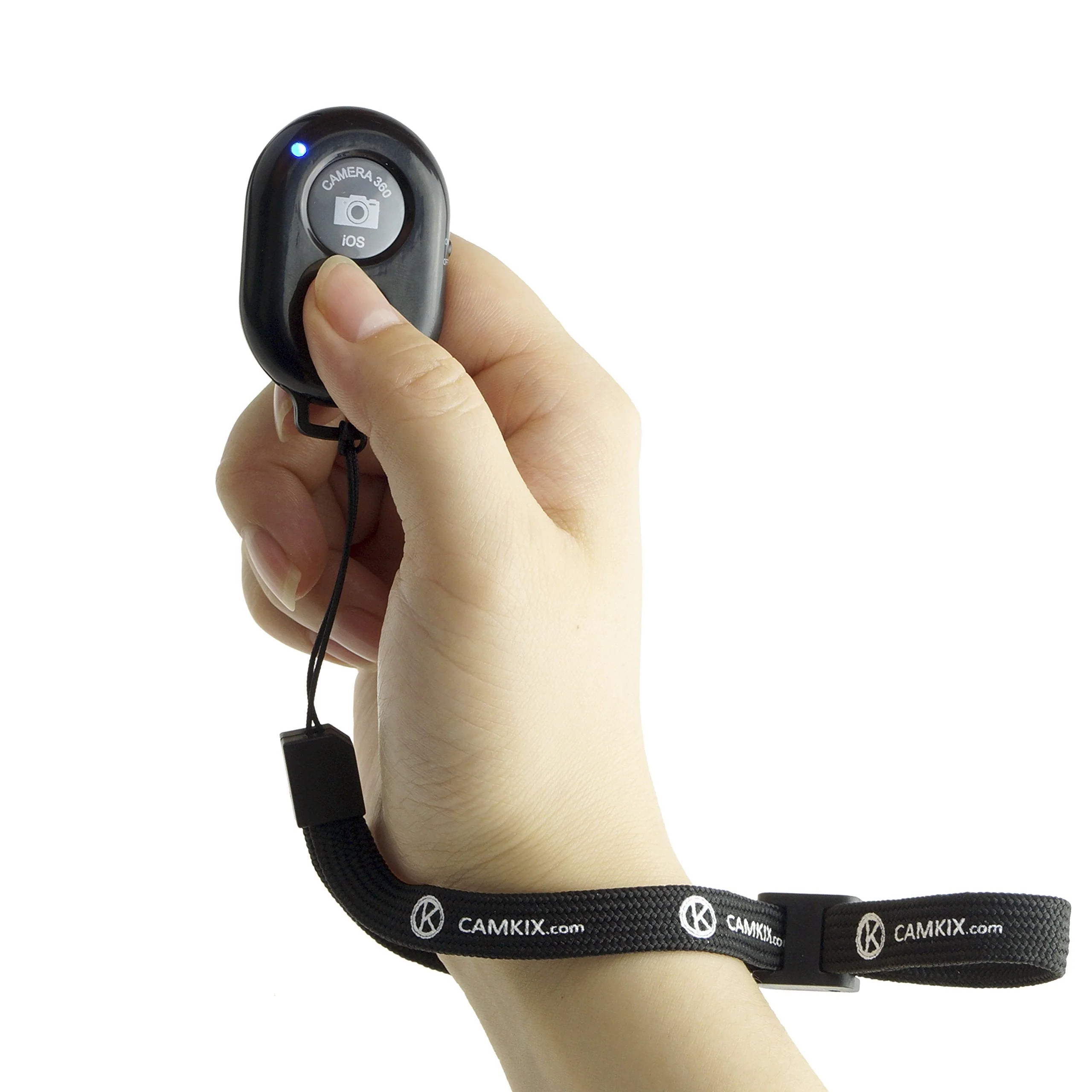 CamKix Camera Shutter Remote Control with Bluetooth Wireless Technology - Create Amazing Photos and Videos Hands-Free - Works with Most Smartphones and Tablets (iOS and Android) Black - Image 2